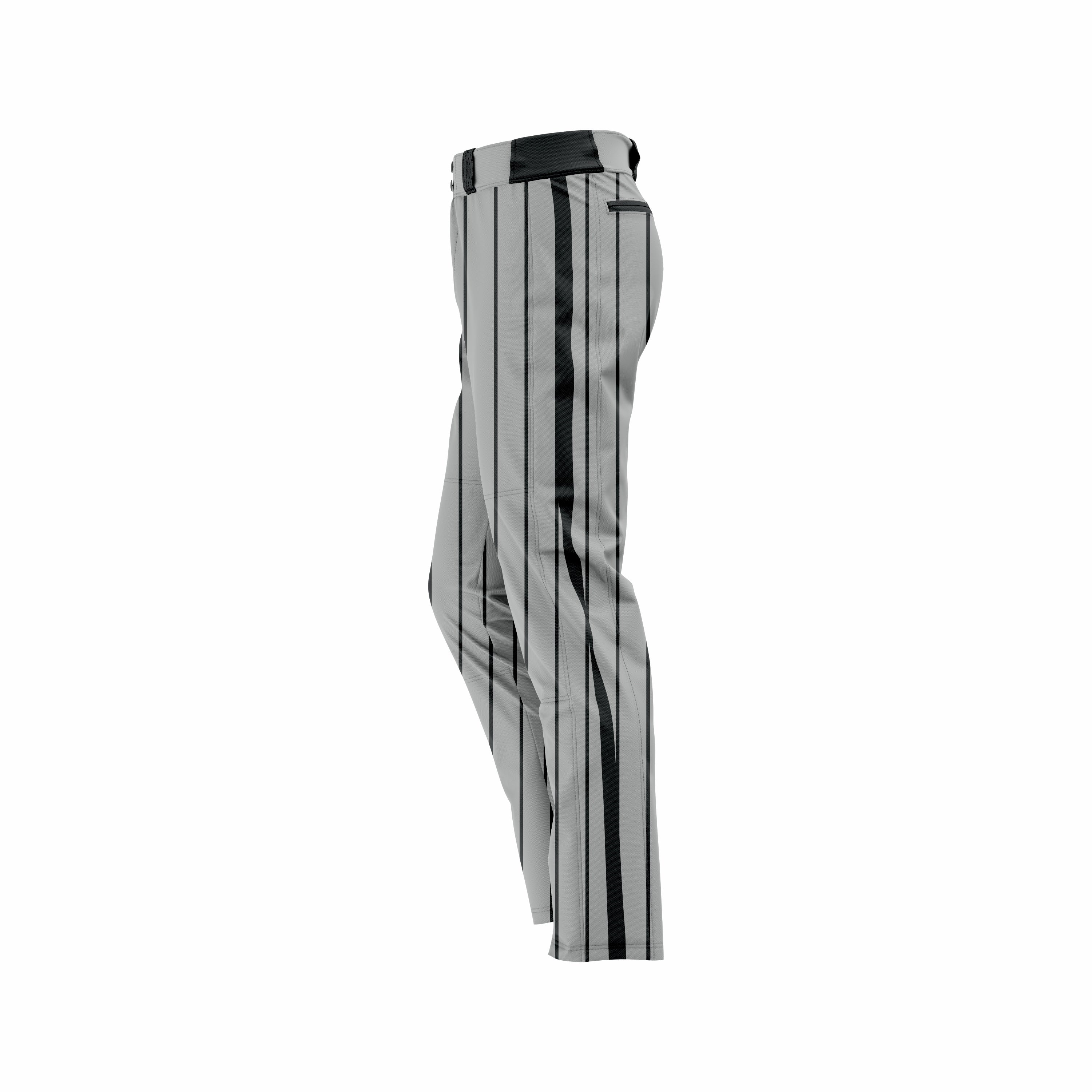 Custom Grey & Black softball Pant