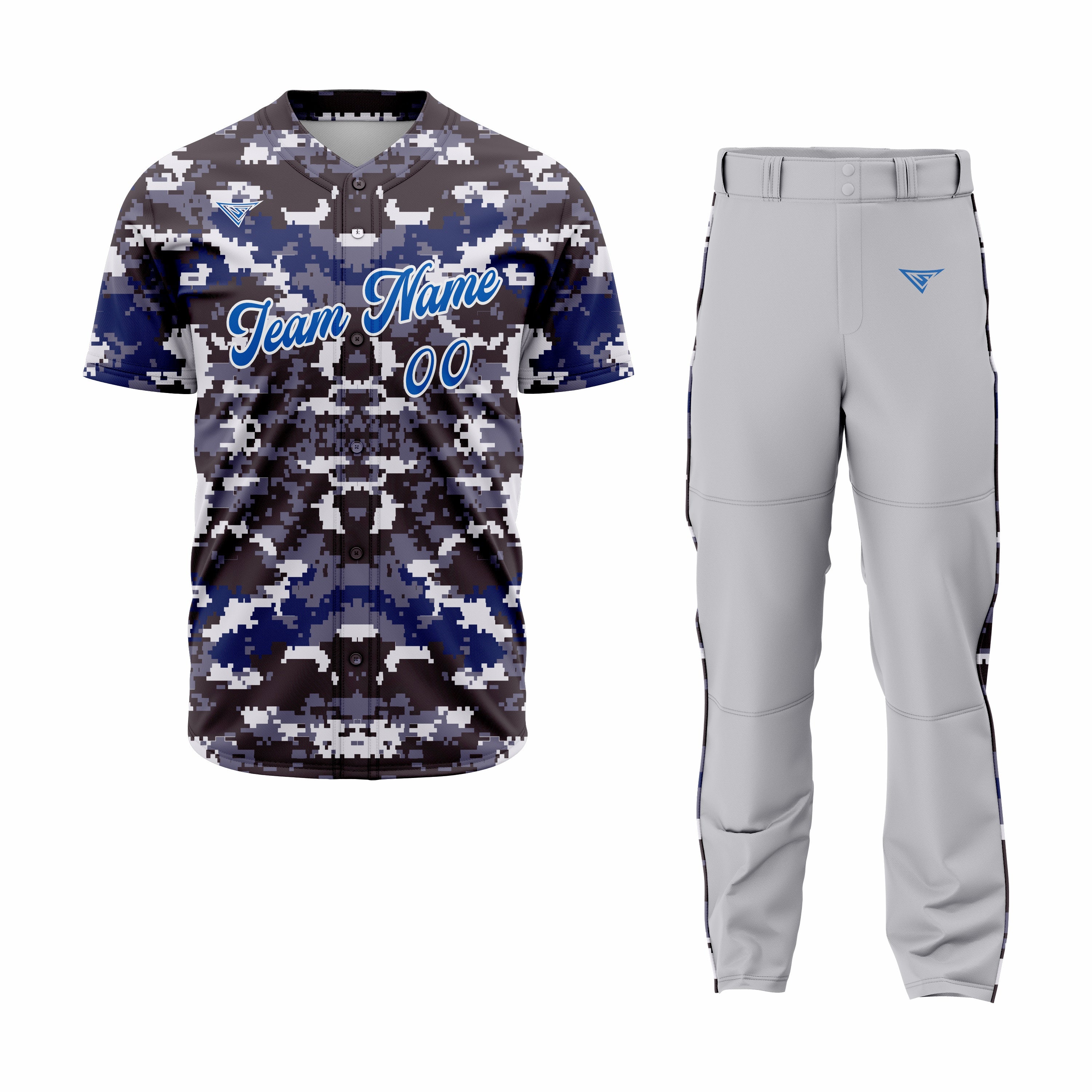 CUSTOM CAMO BASEBALL UNIFORM