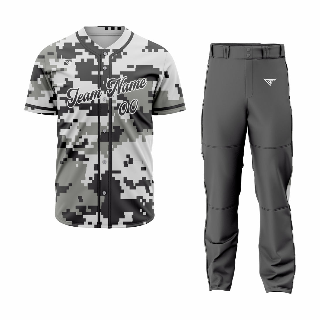 Custom Green, Black & White Authentic Baseball Uniform