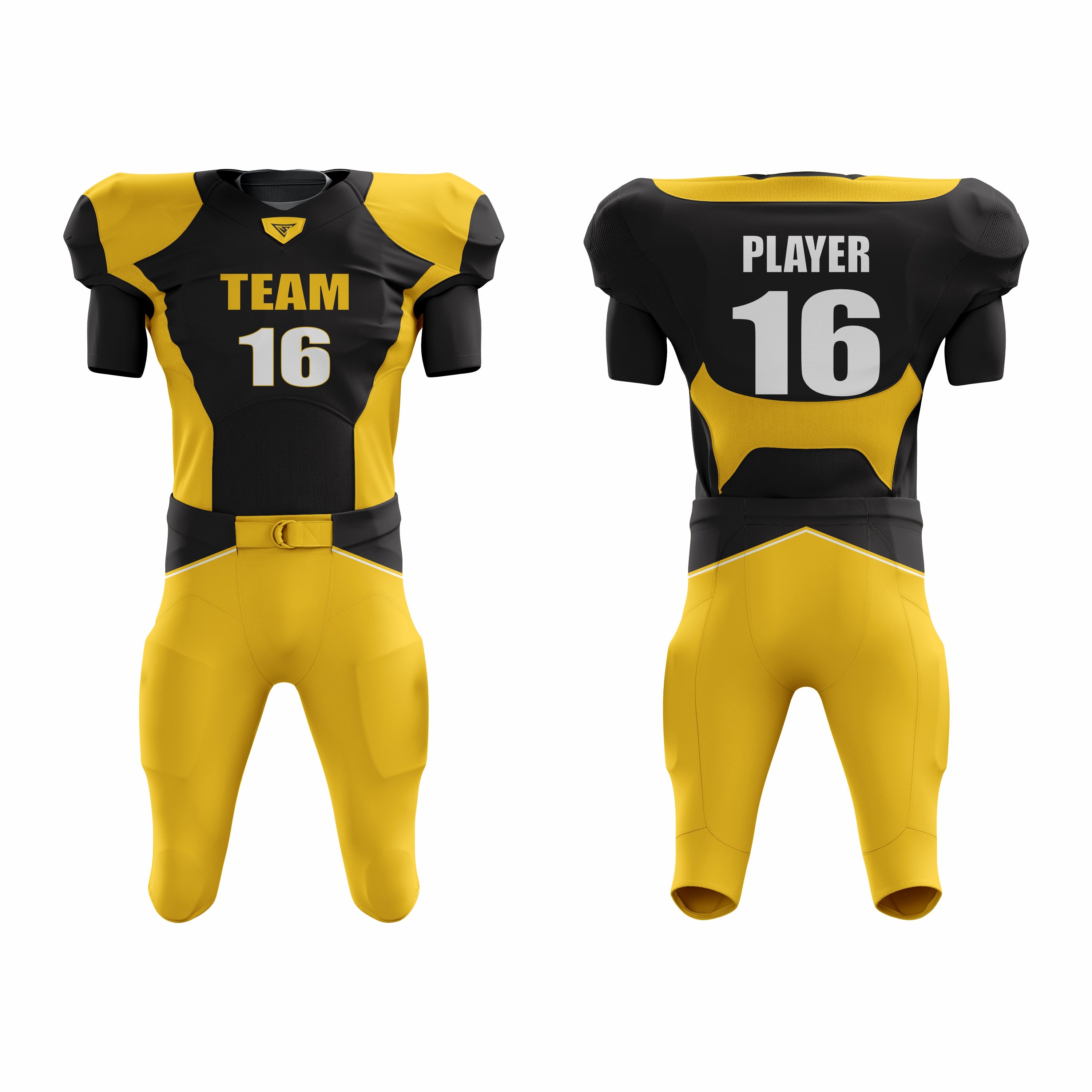 Custom Football Uniform (with Integrated Pads)