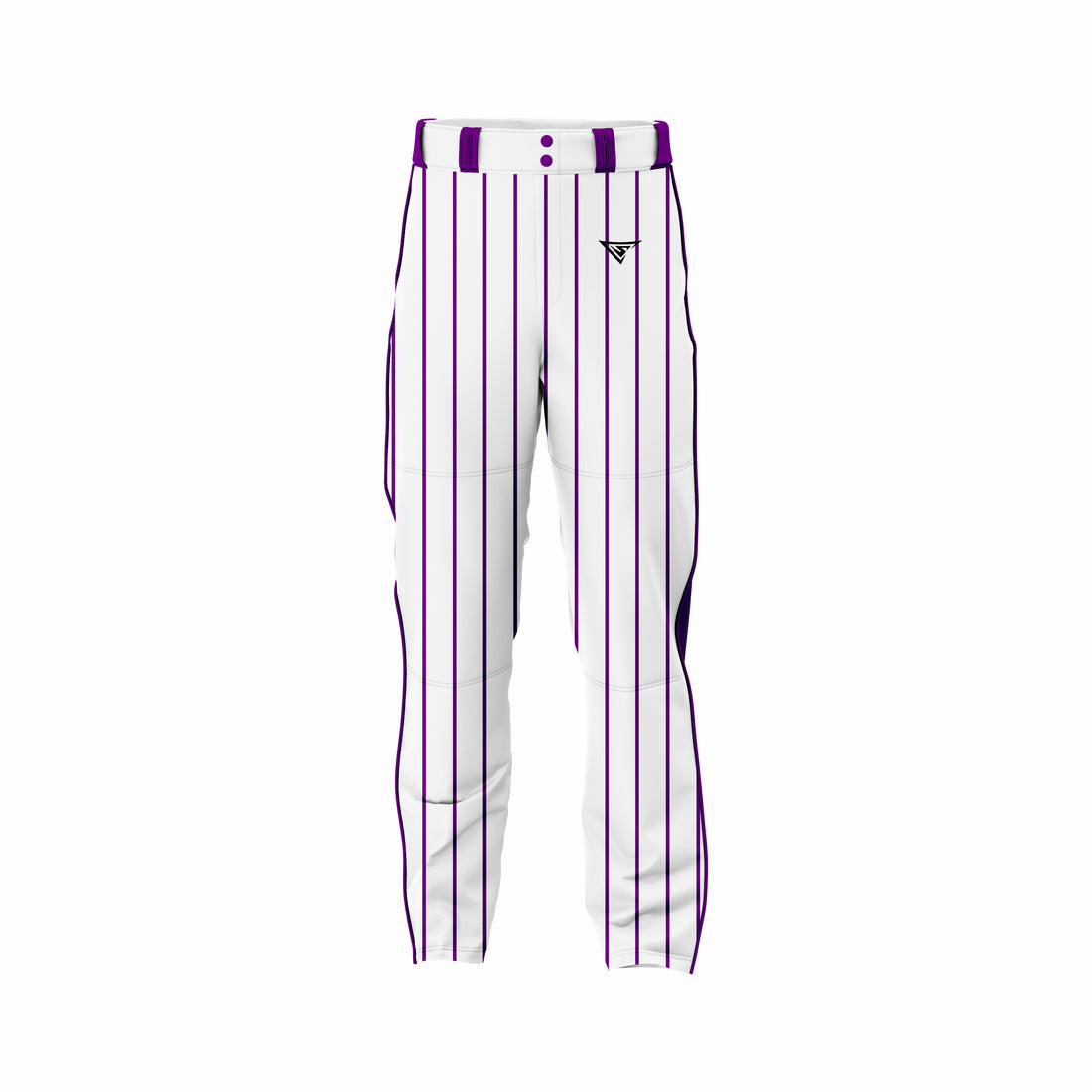 Custom White & Purple softball Pant