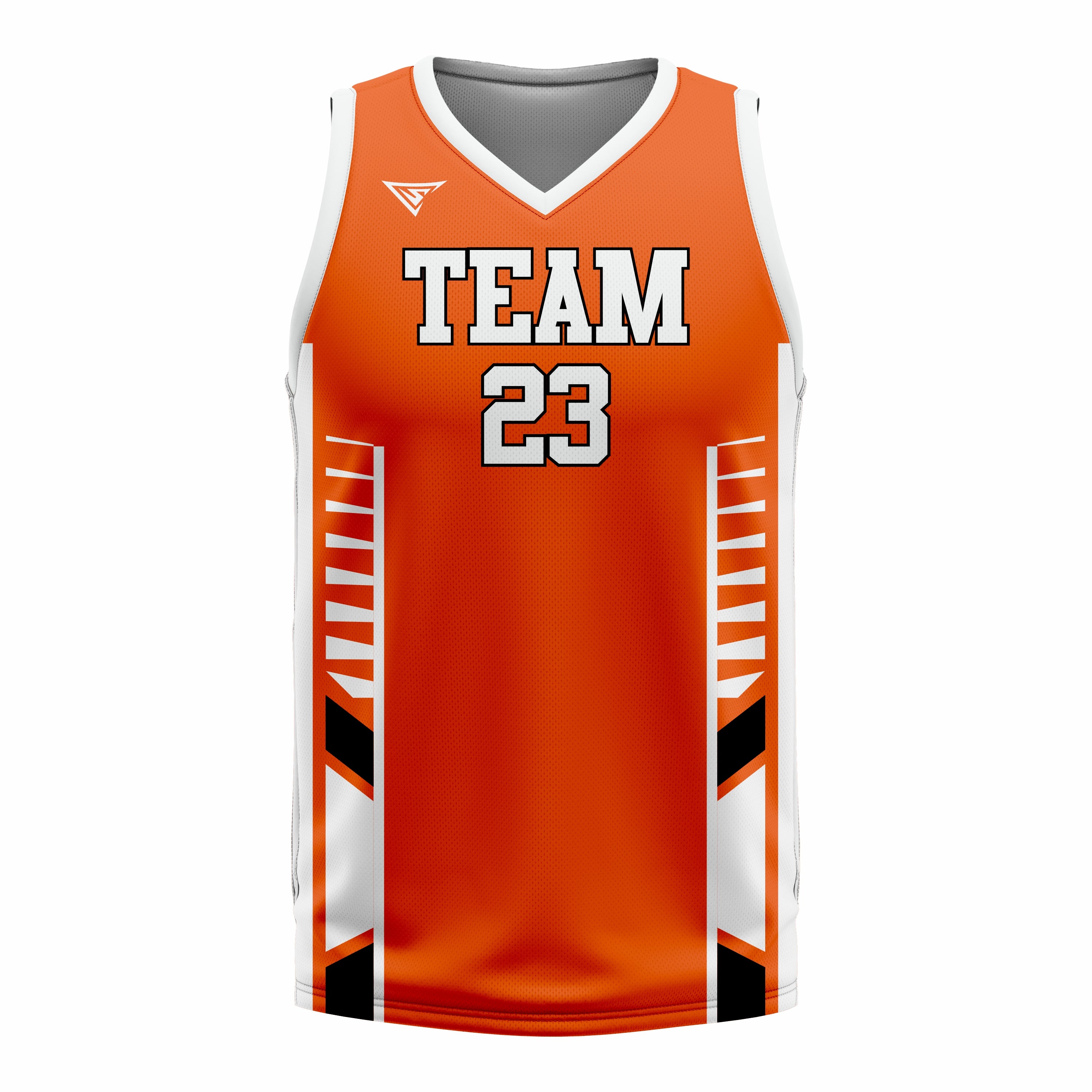 Custom Orange white Basketball Jersey | Sports Custom Uniform