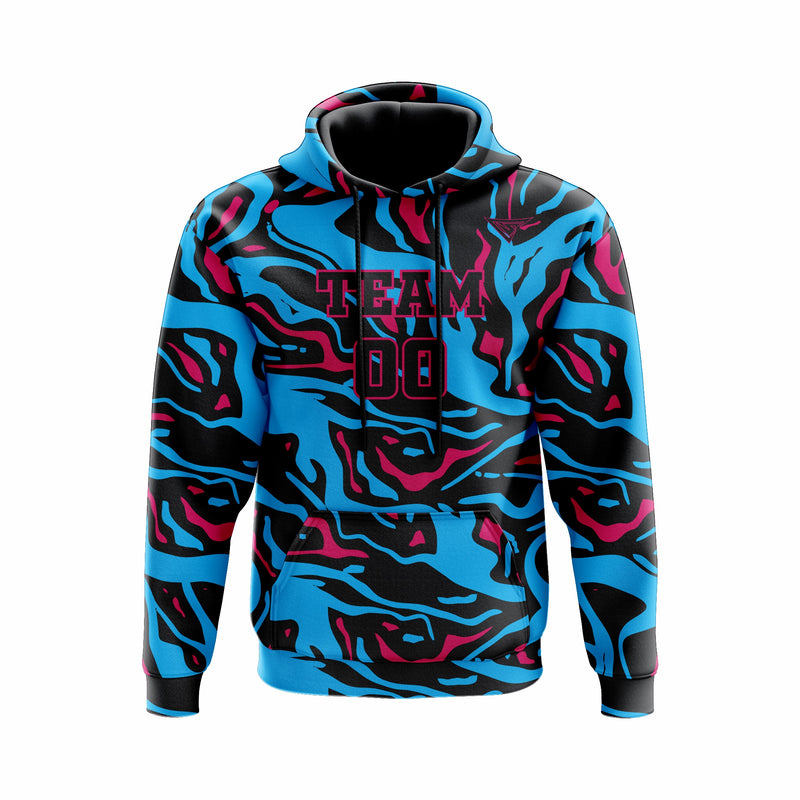 Custom Stitched Splashes Graffiti Pattern Black-Light Blue pink 3D Sports Pullover Sweatshirt Hoodi