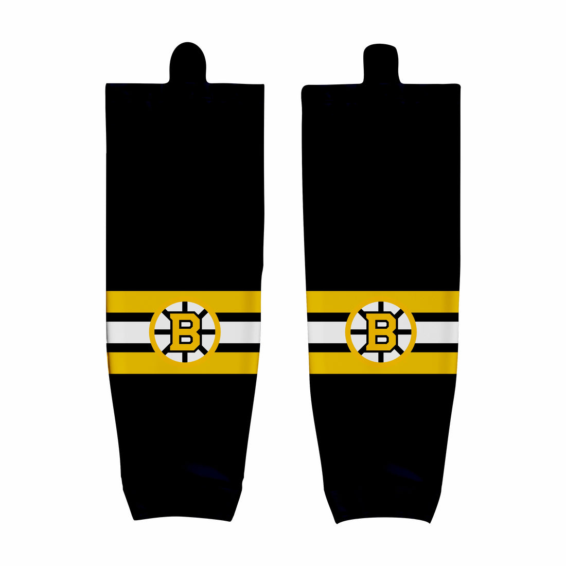 Custom Black yellow Hockey Socks