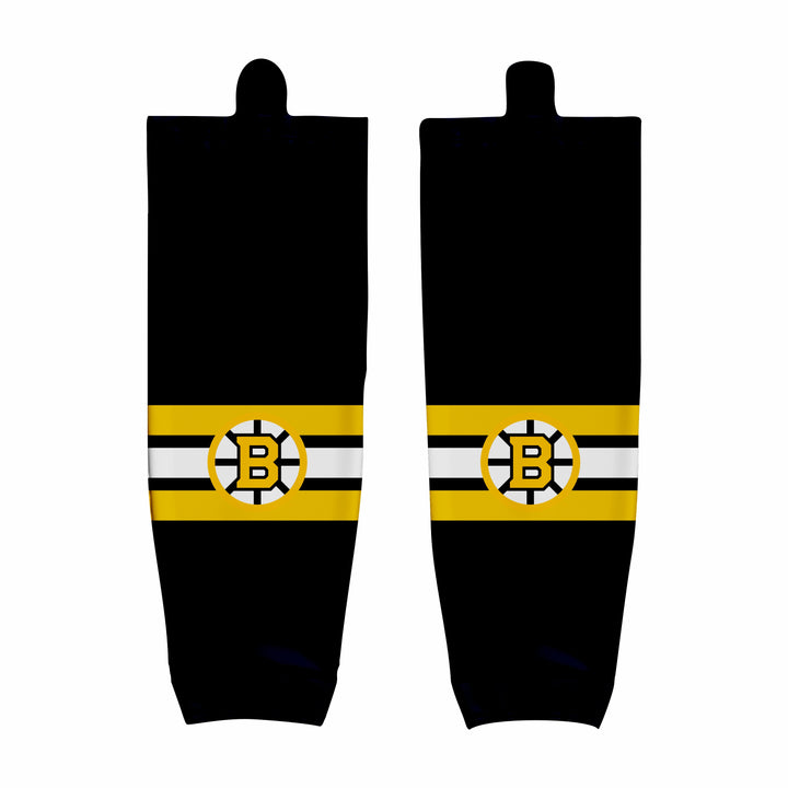Custom Black yellow Hockey Socks