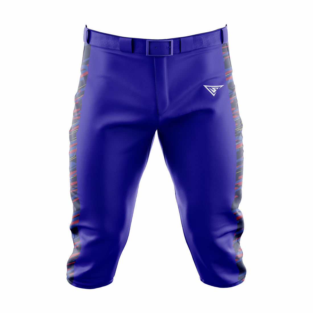 Custom Dark Blue, Red & Yellow Baseball Knicker Pant