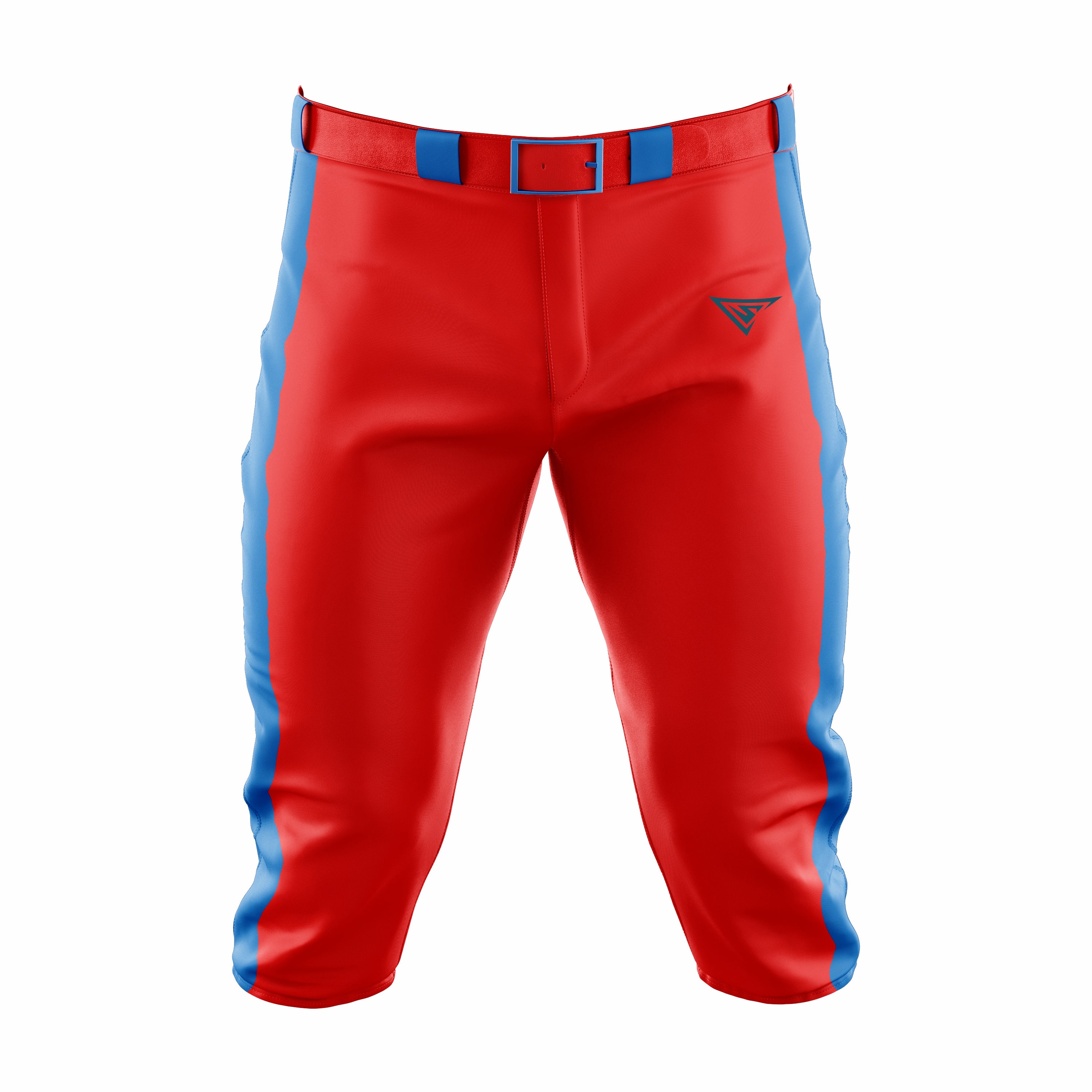 Custom Blue & Red softball Knicker Pant