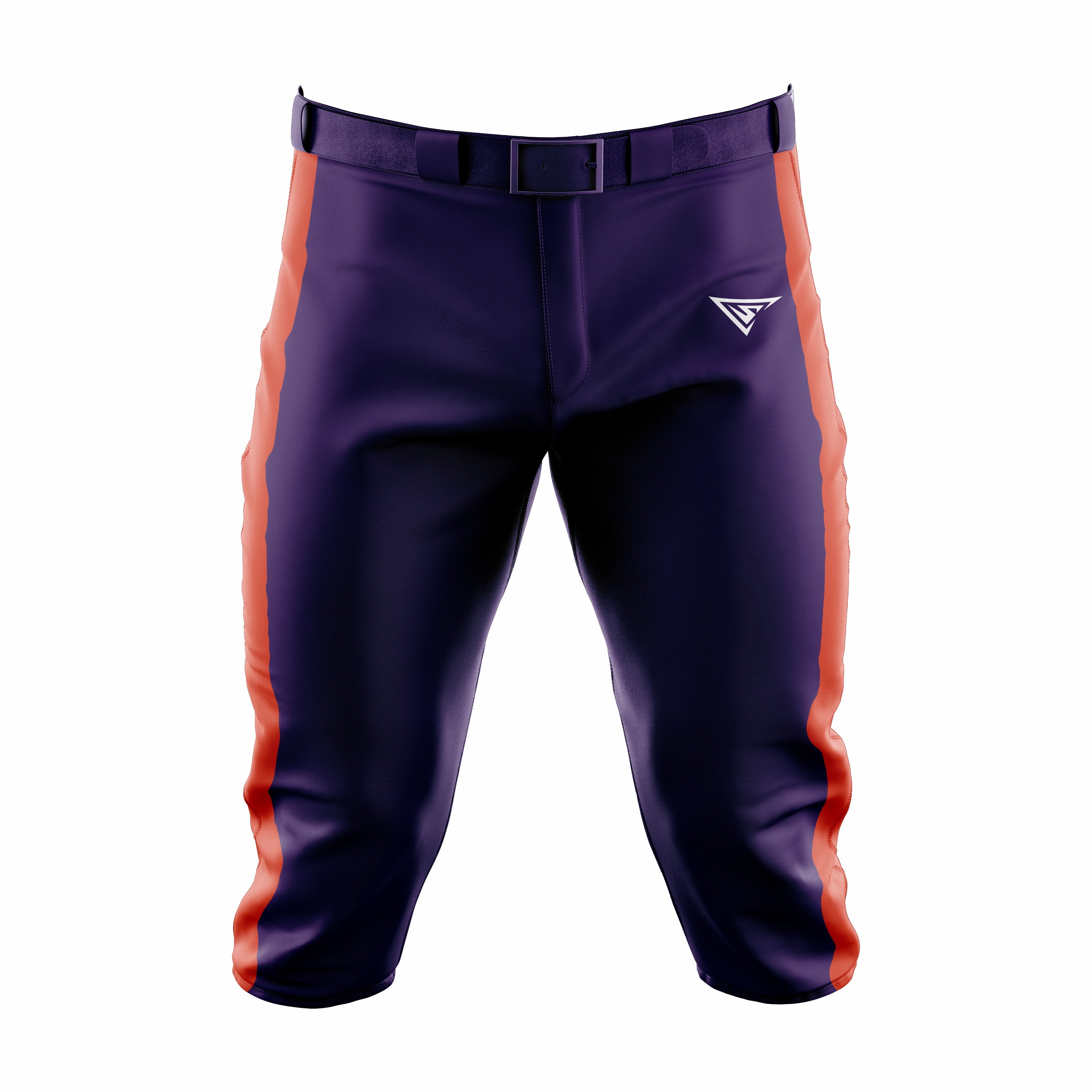 Custom Dark Blue & Red Baseball Knicker Pant