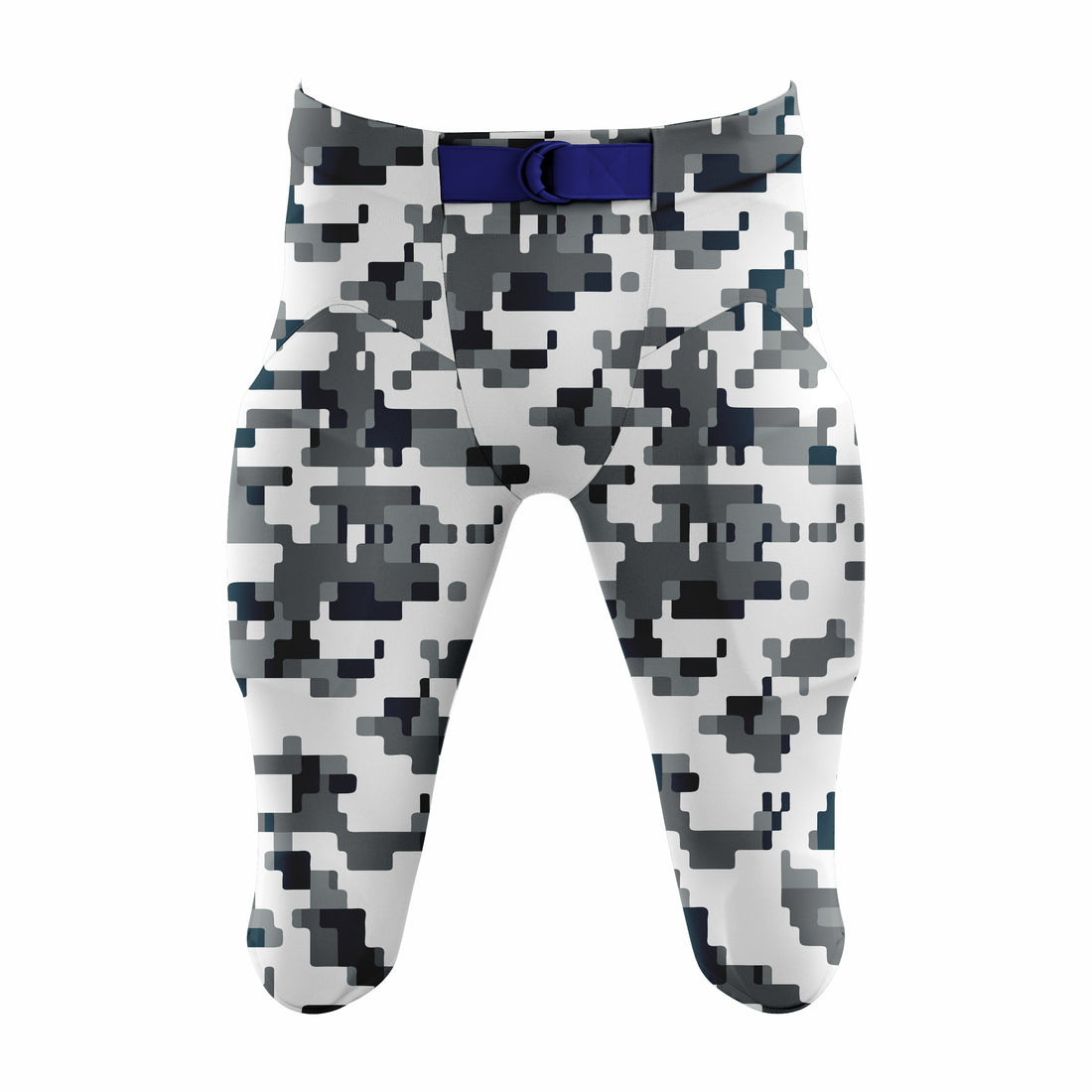 Custom Camo black white Authentic Integrated Football Pant (High Rise)