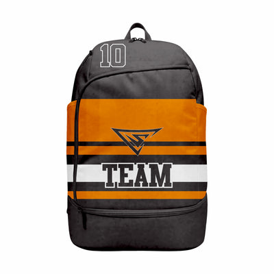 CUSTOM mustard Black white ELITE BACKPACKS