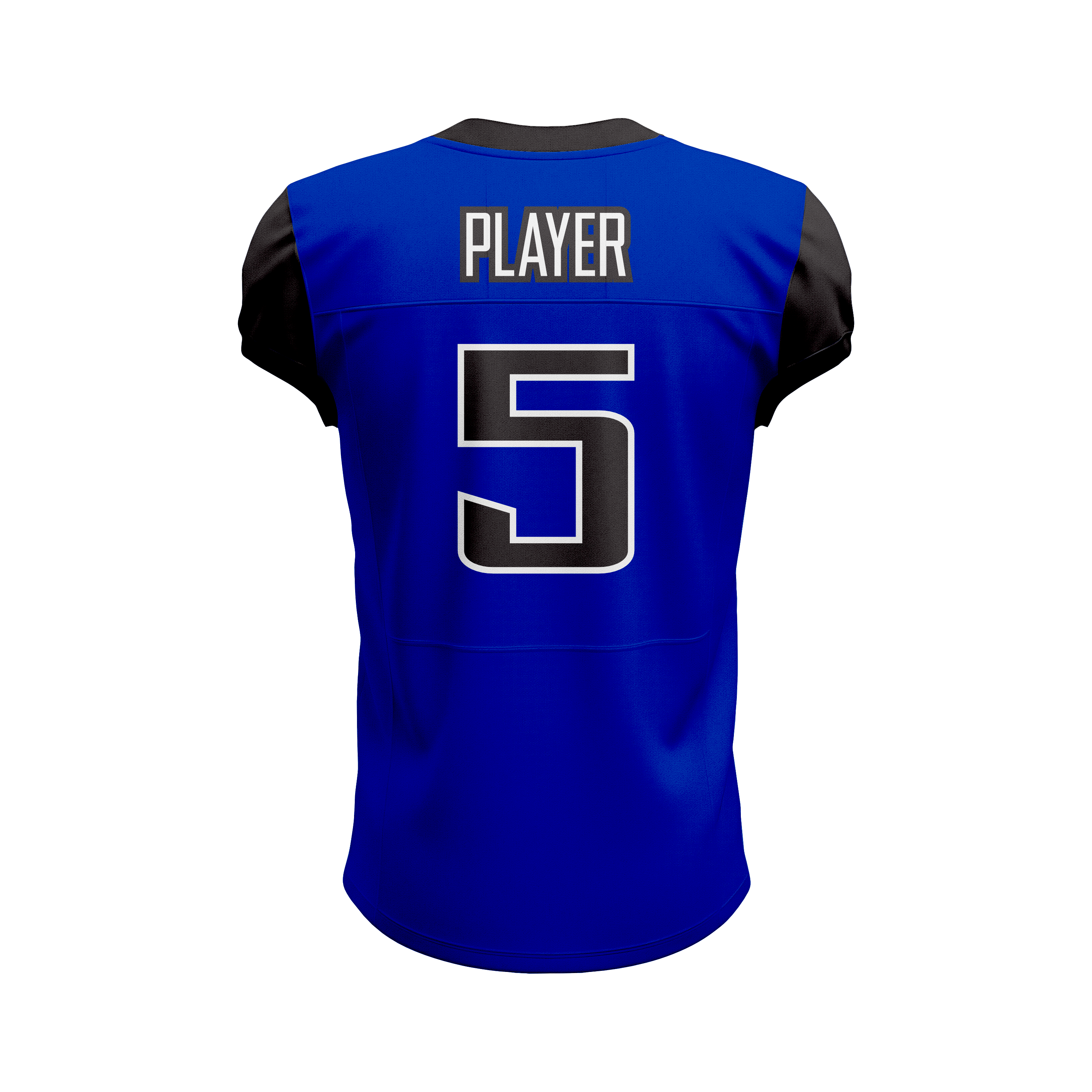 Custom Blue & Black American Football Jersey