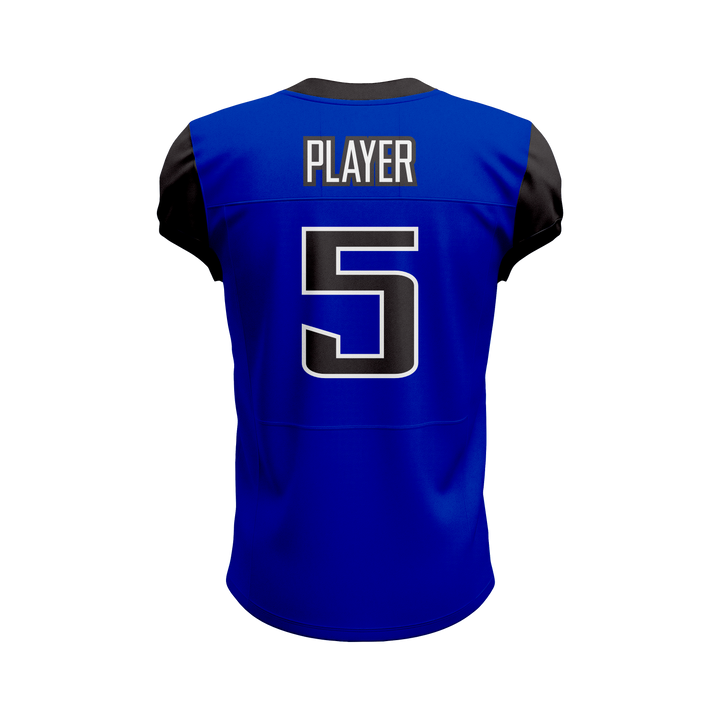 Custom Blue & Black American Football Jersey