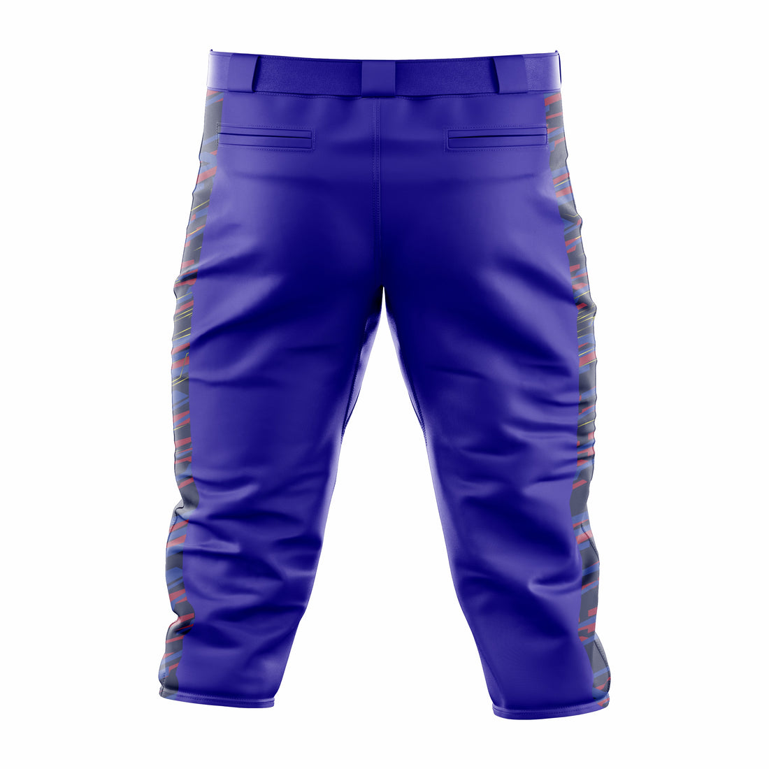 Custom Dark Blue, Red & Yellow Baseball Knicker Pant