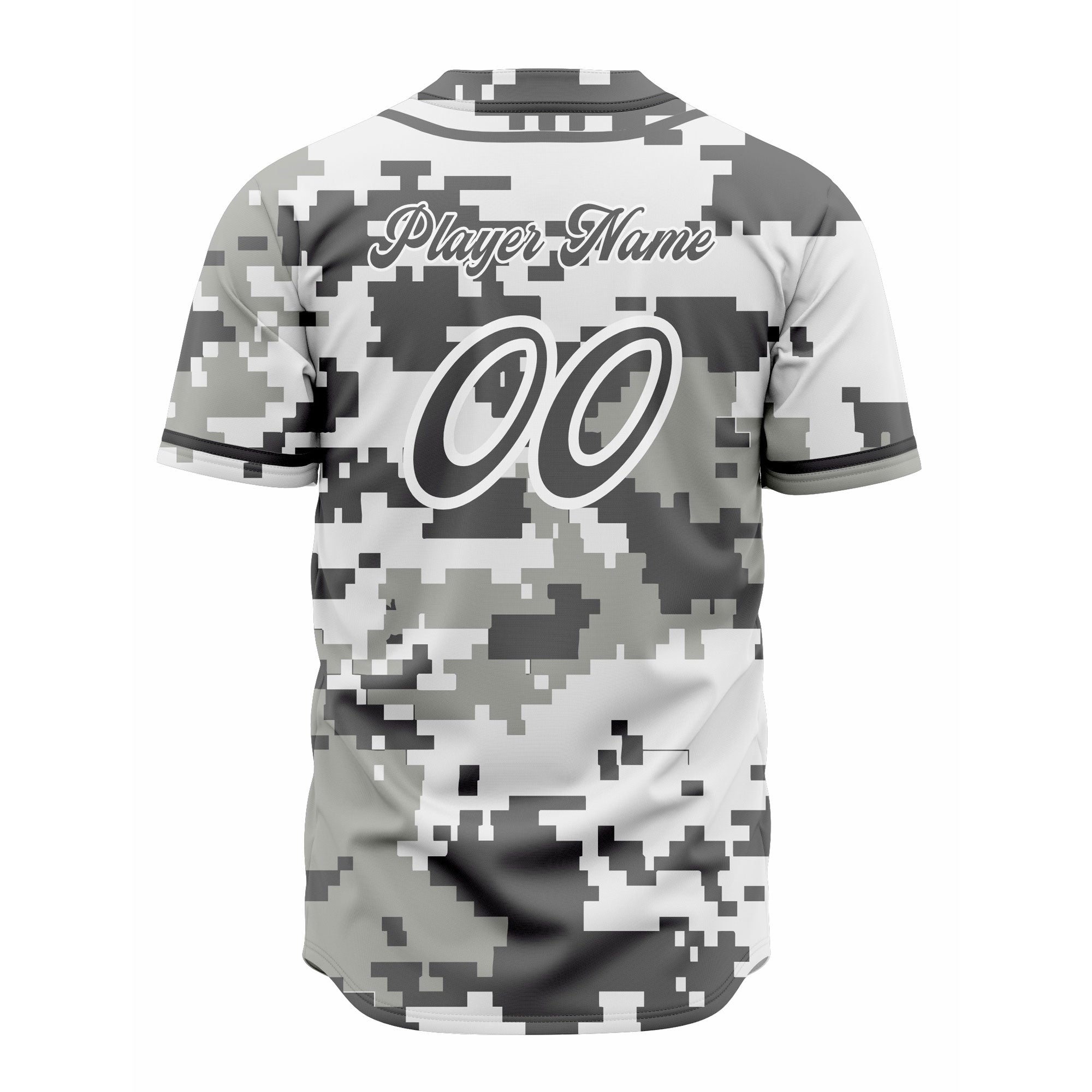 CUSTOM CAMO BASEBALL JERSEY