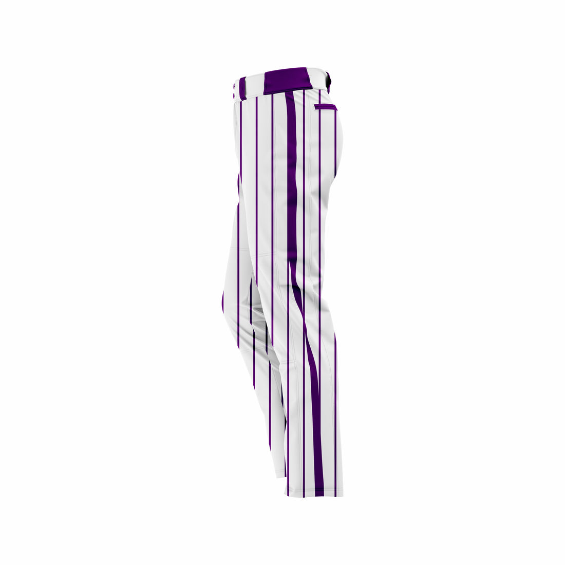 Custom White & Purple softball Pant