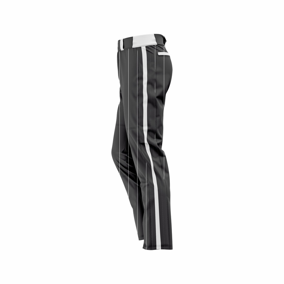 Custom Black & White Baseball Pant