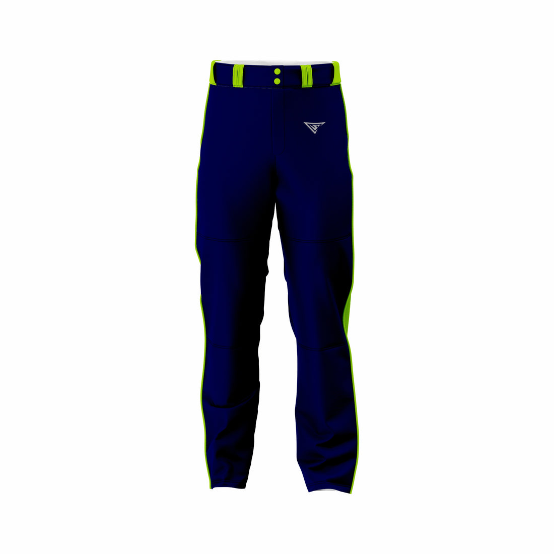 Custom Dark Blue & Green softball Pant