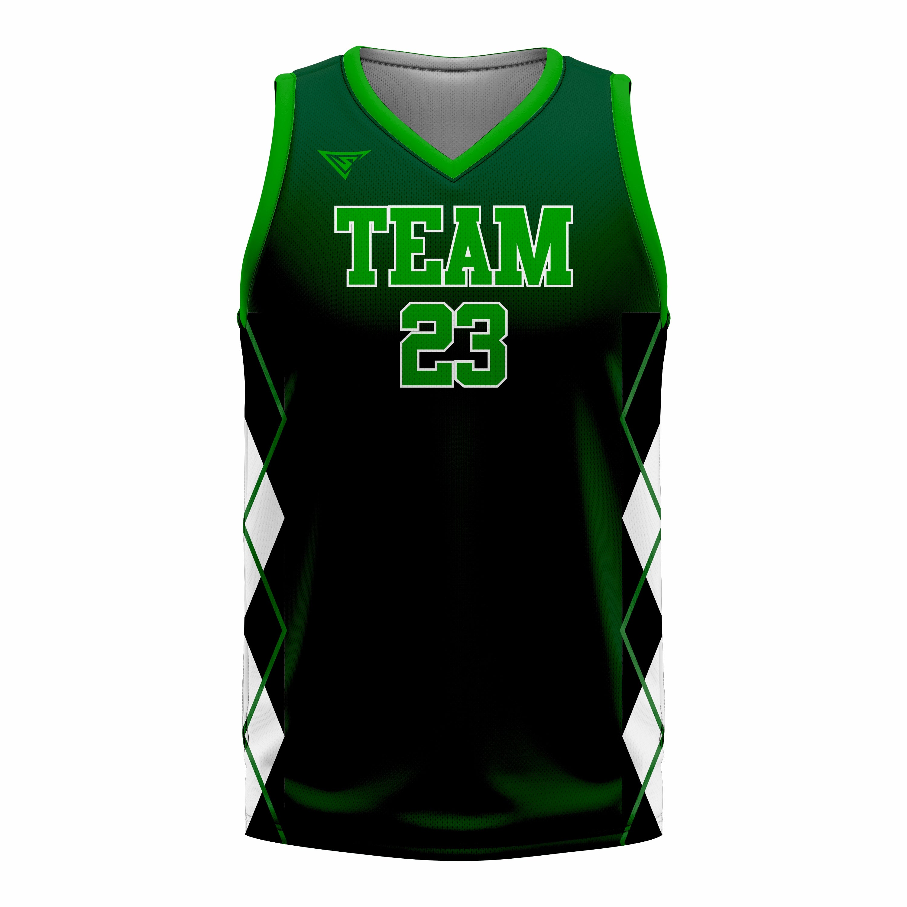 Custom Green white Basketball Jersey | Sports Custom Uniform)