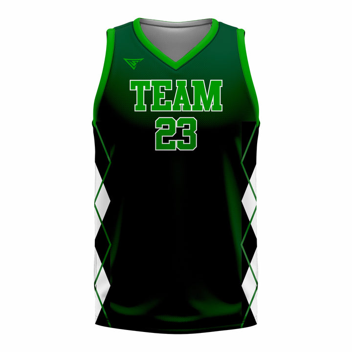 Custom Green white Basketball Jersey | Sports Custom Uniform)