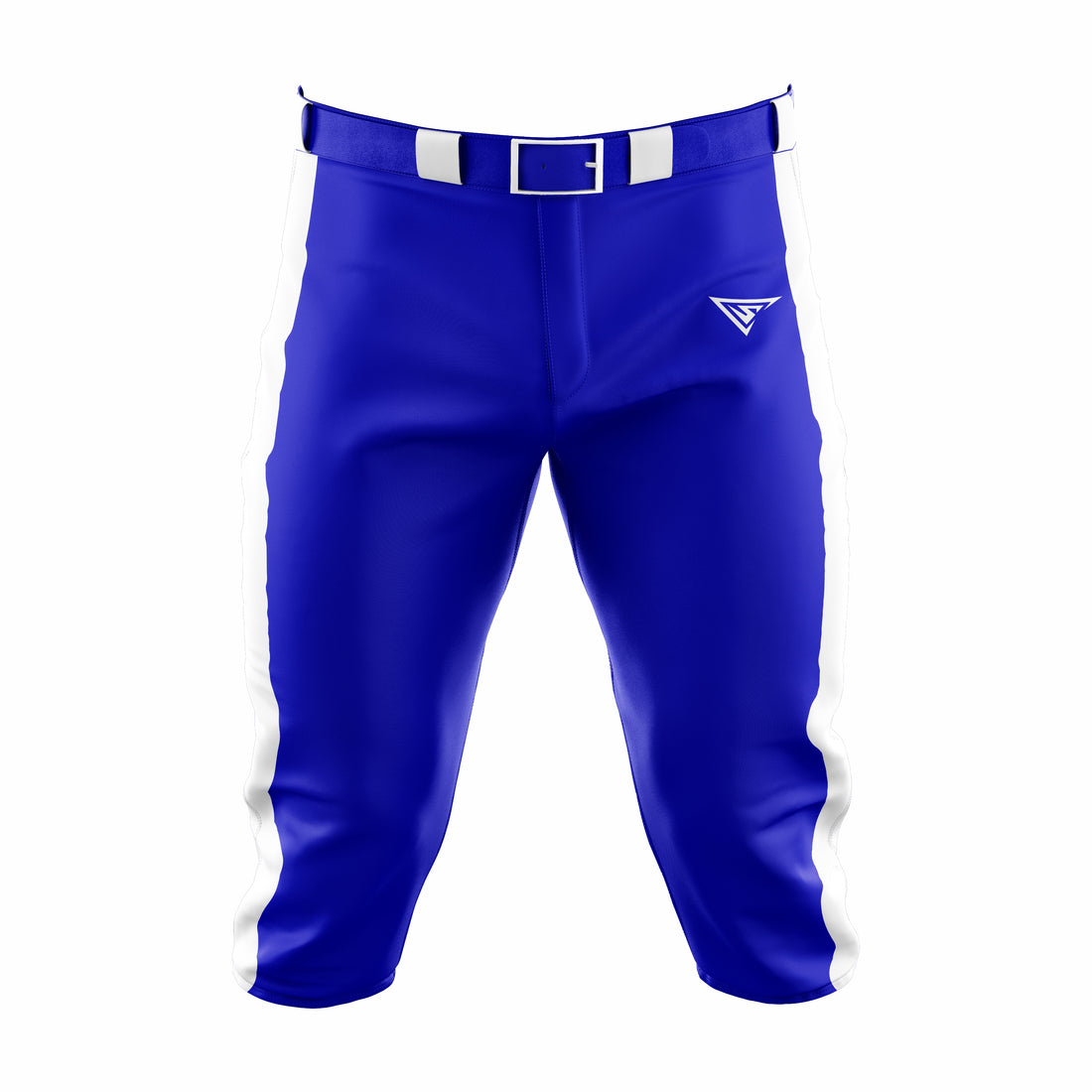Custom Blue & White softball Knicker Pant