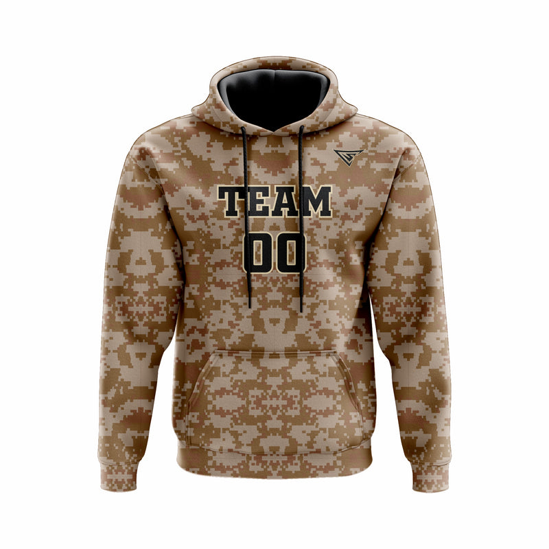 Custom Stitched Graffiti Pattern Camo Pullover Sweatshirt Hoodie