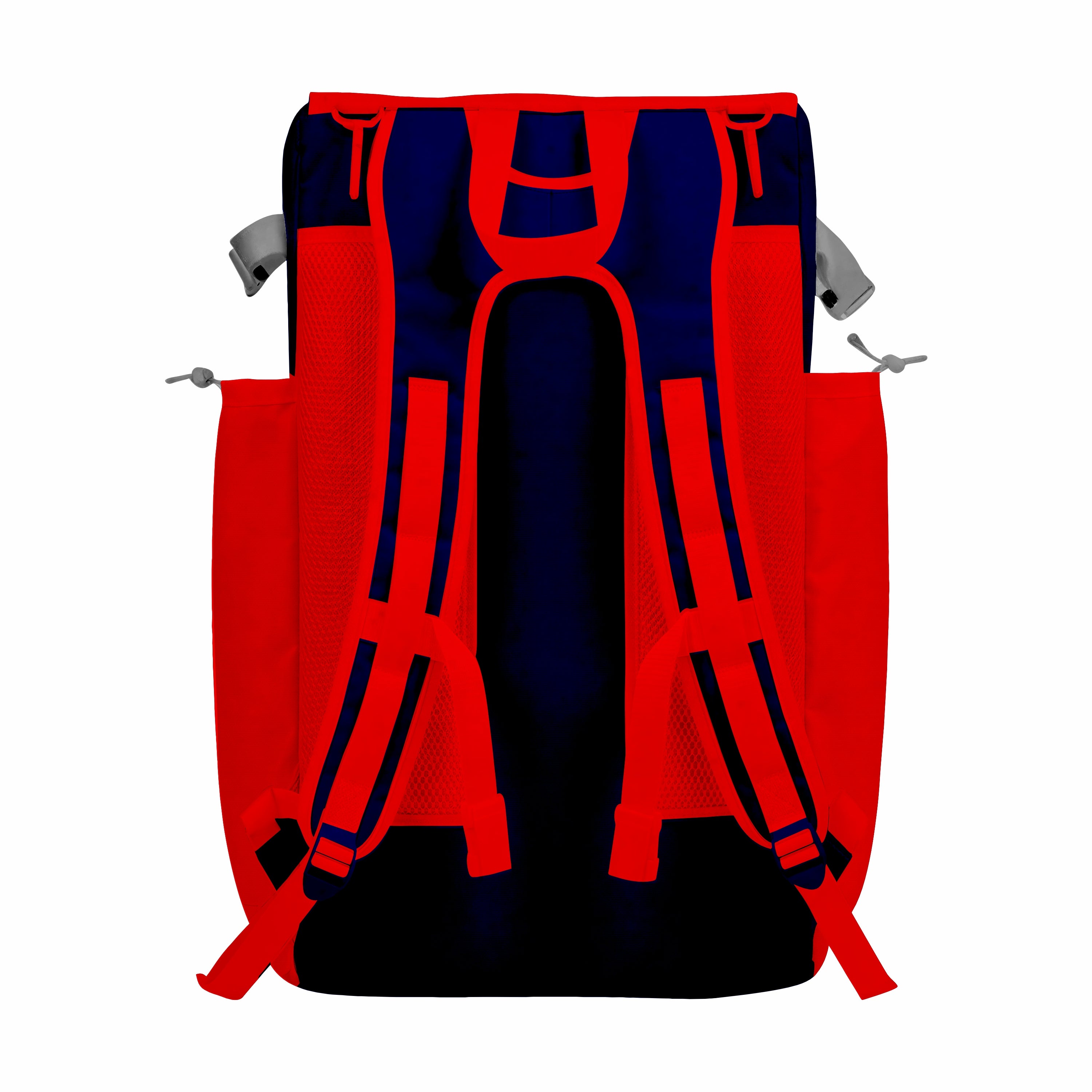CUSTOM DARK BLUE & RED ELITE BASEBALL/SOFTBALL BACKPACKS