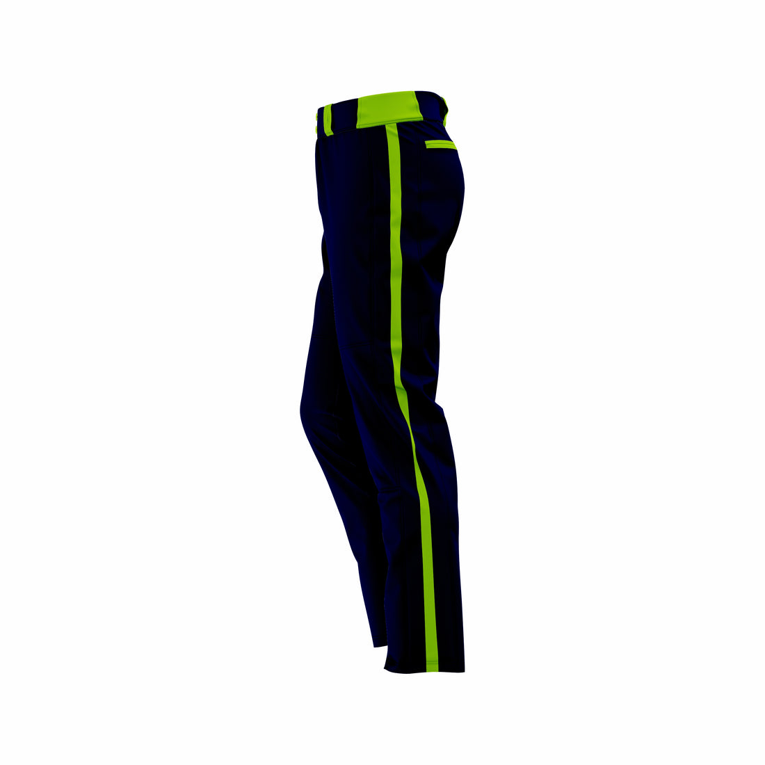 Custom Dark Blue & Green softball Pant