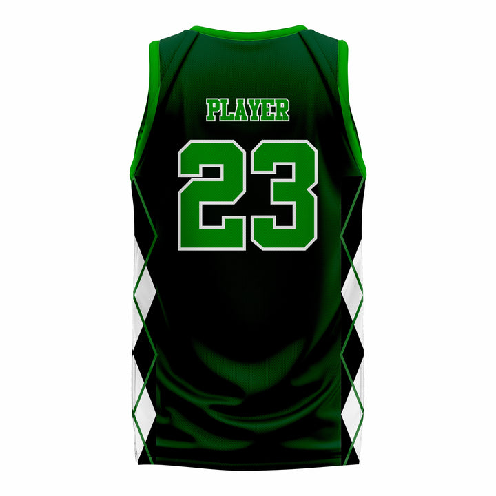 Custom Green white Basketball Jersey | Sports Custom Uniform)