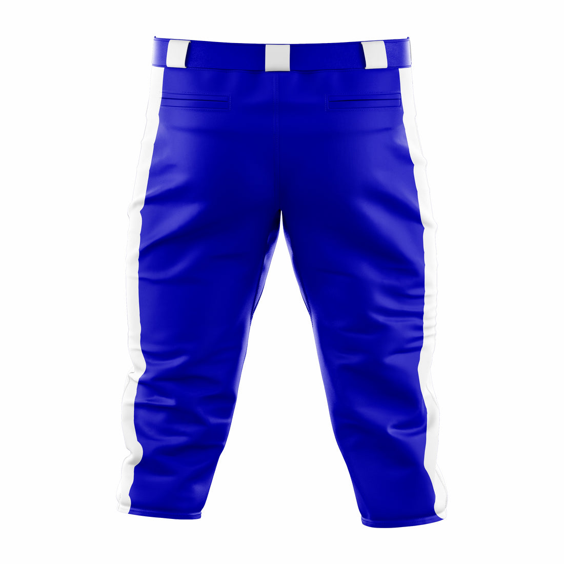 Custom Blue & White softball Knicker Pant