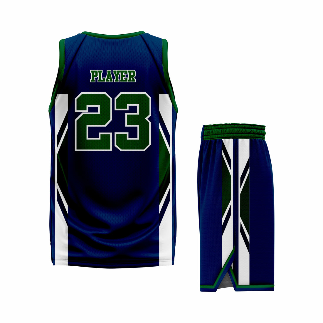 Custom Green Blue white Basketball Uniform Set | Sports Custom Uniform
