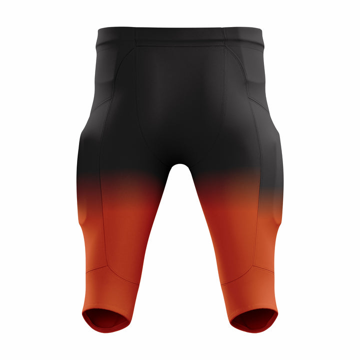 Custom Black & Red American Football Pant