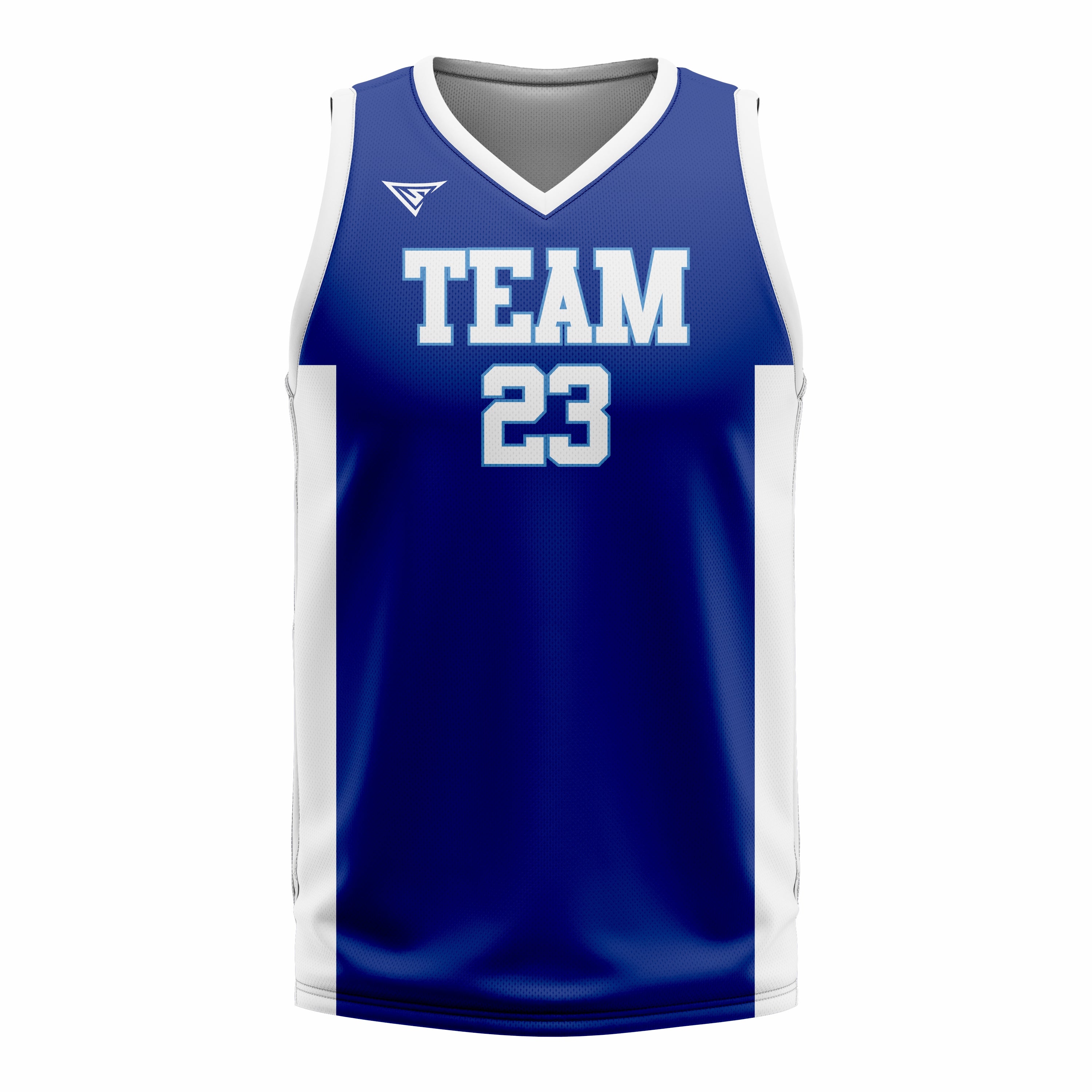 Custom white Blue Basketball Jersey | Sports Custom Uniform