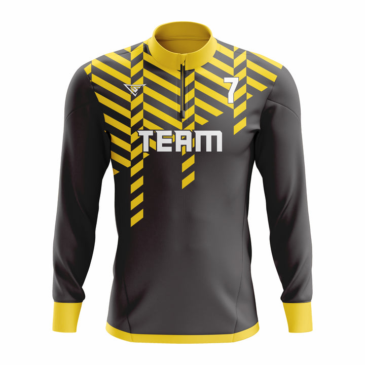 CUSTOM ¼ ZIP LONG SLEEVE CAGE JACKETS
