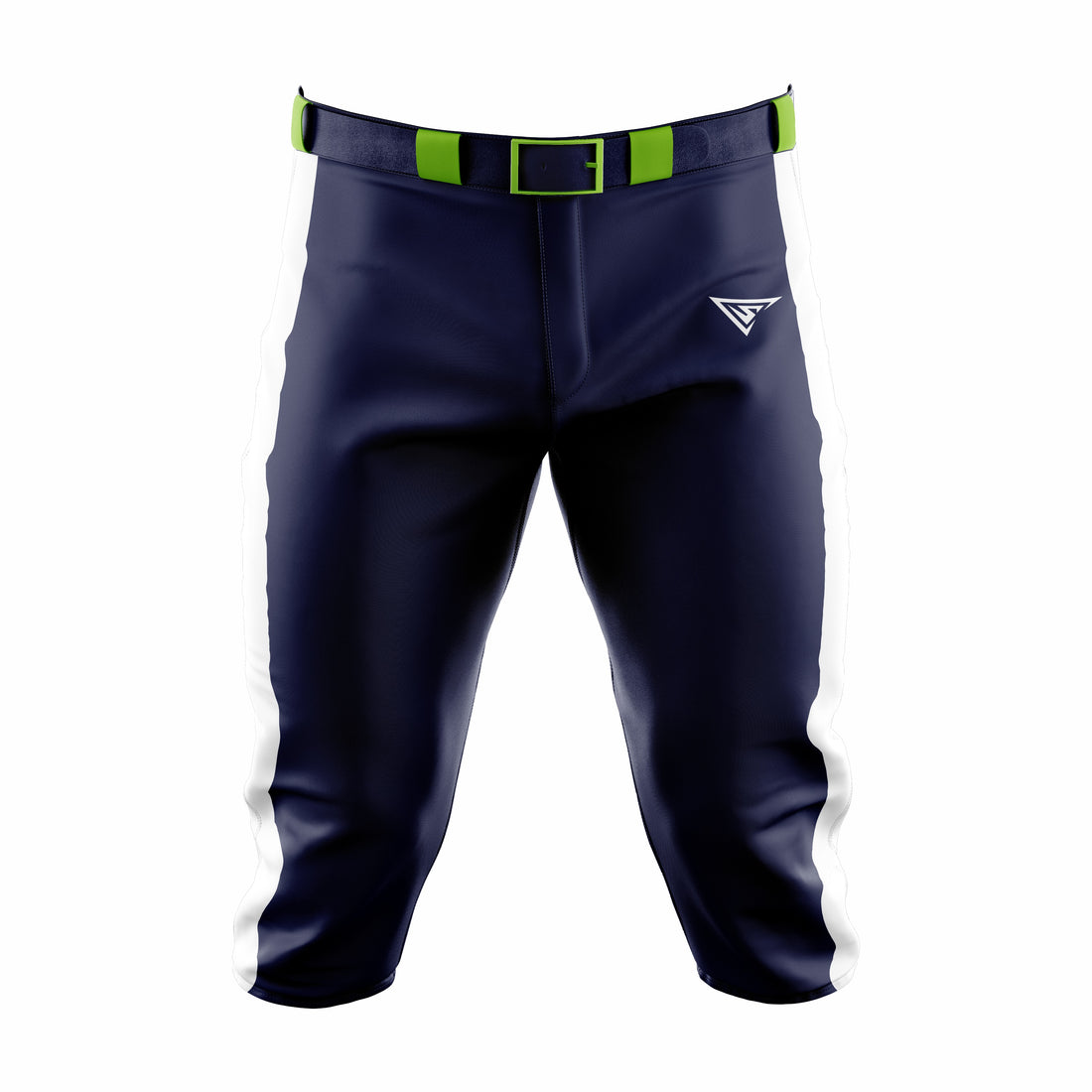 Custom Dark Blue & Green Baseball Knicker Pant