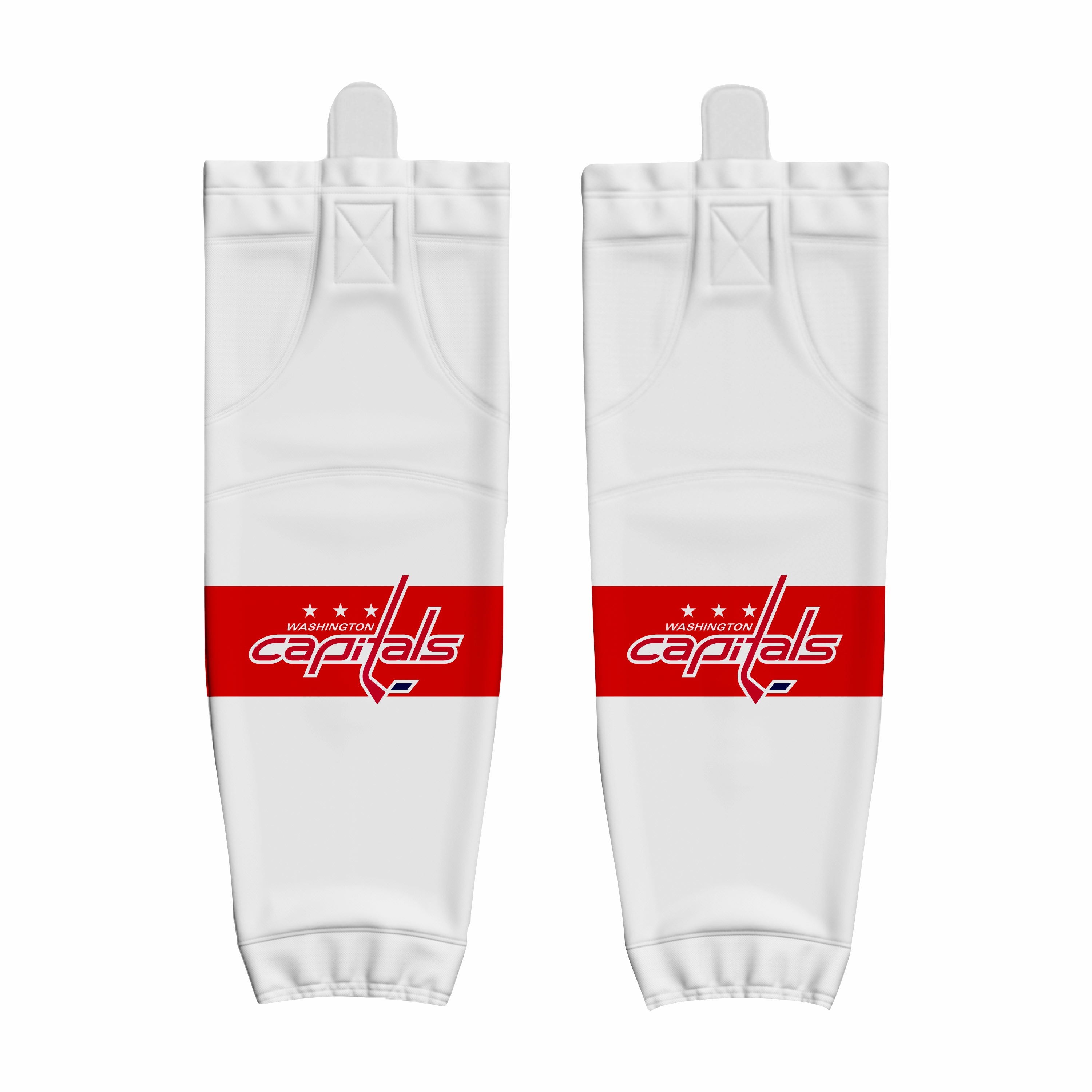 Custom Red white Hockey Socks