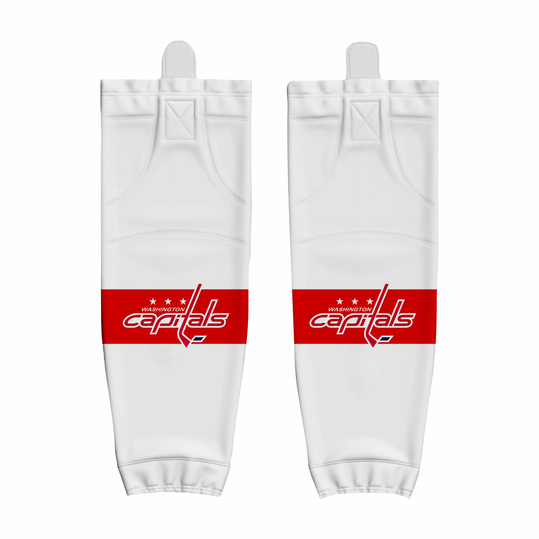 Custom Red white Hockey Socks