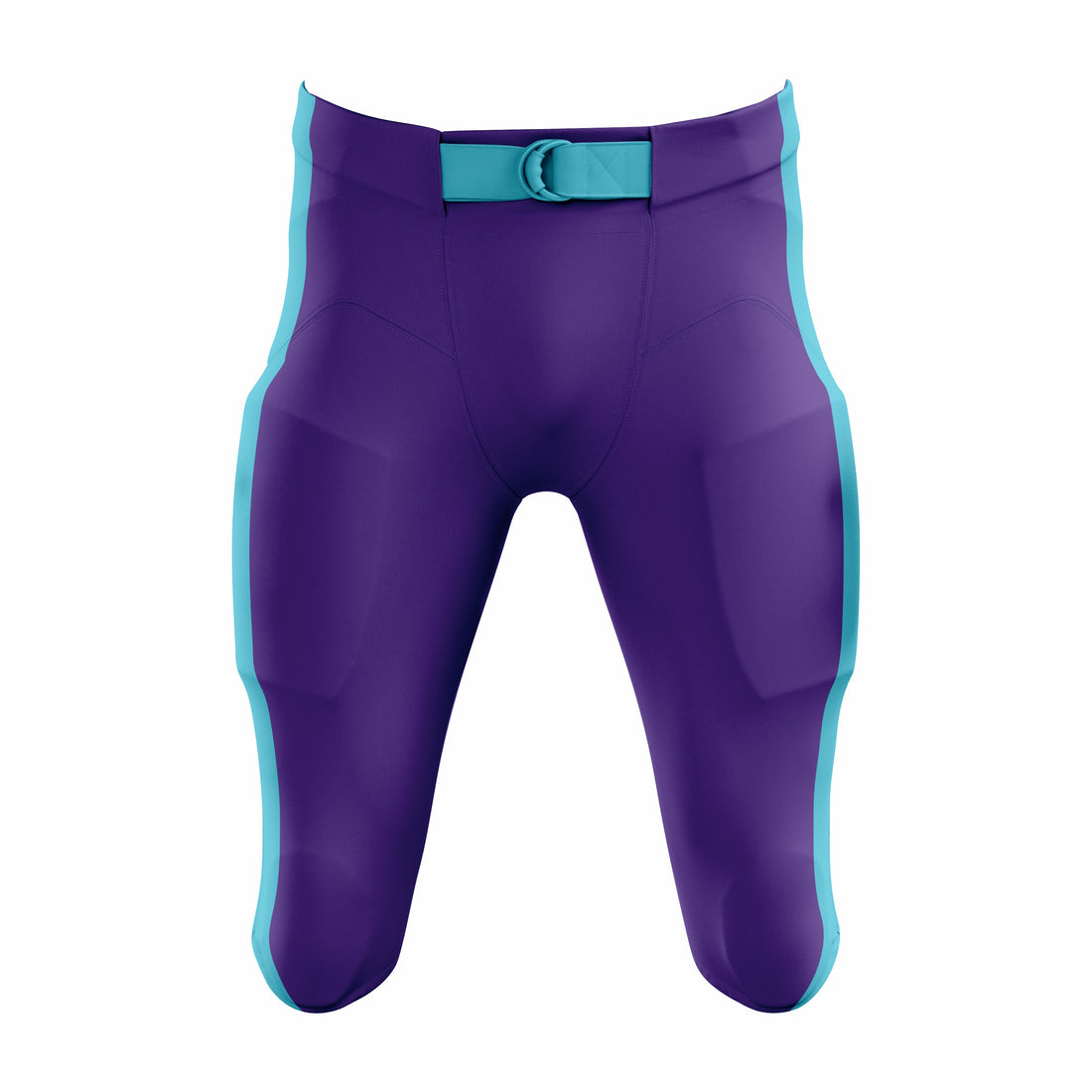 Custom Purple & Cyan American Football Pant