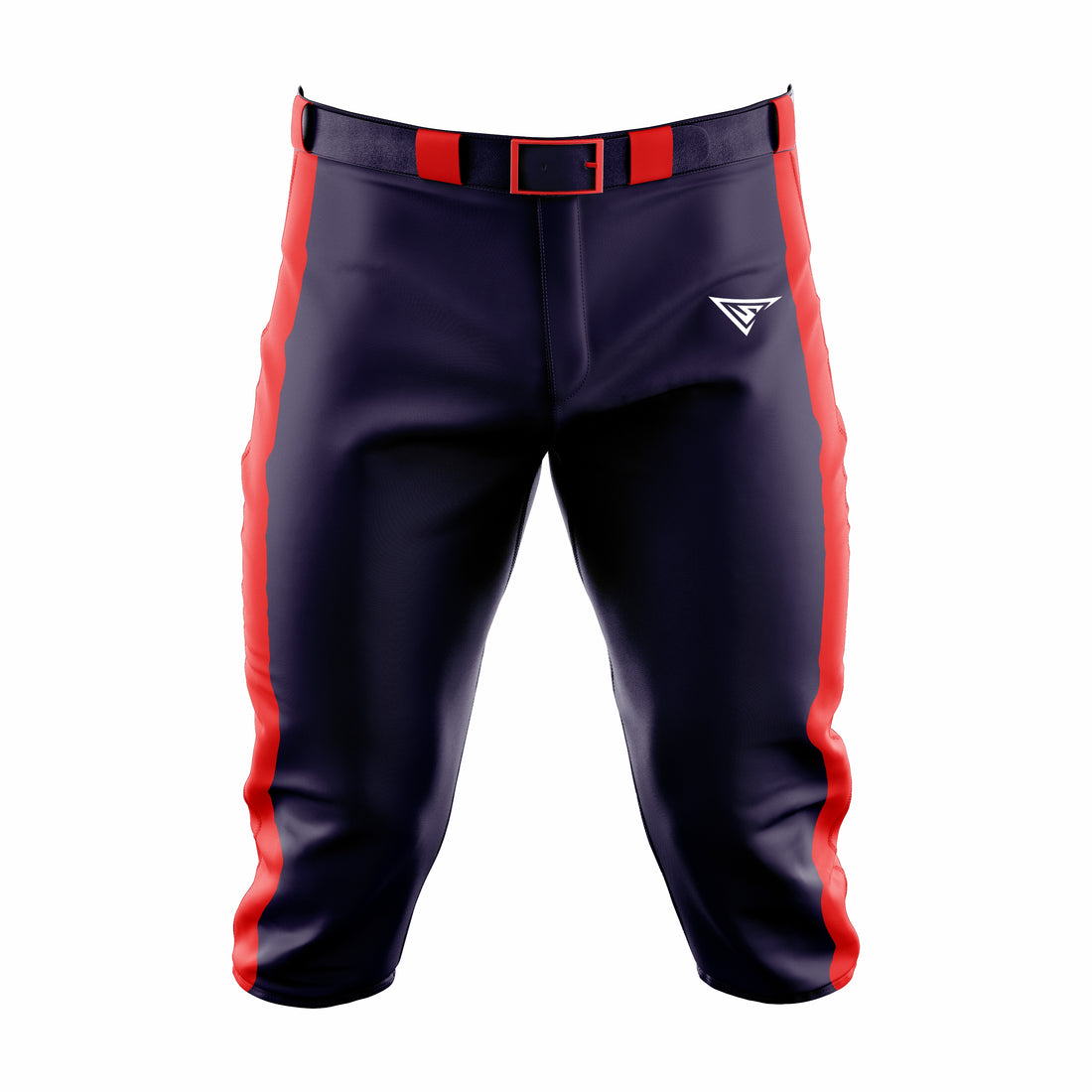 Custom Dark Blue & Red softball Knicker Pant