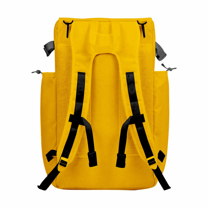CUSTOM YELLOW & BLACK ELITE BASEBALL/SOFTBALL BACKPACKS