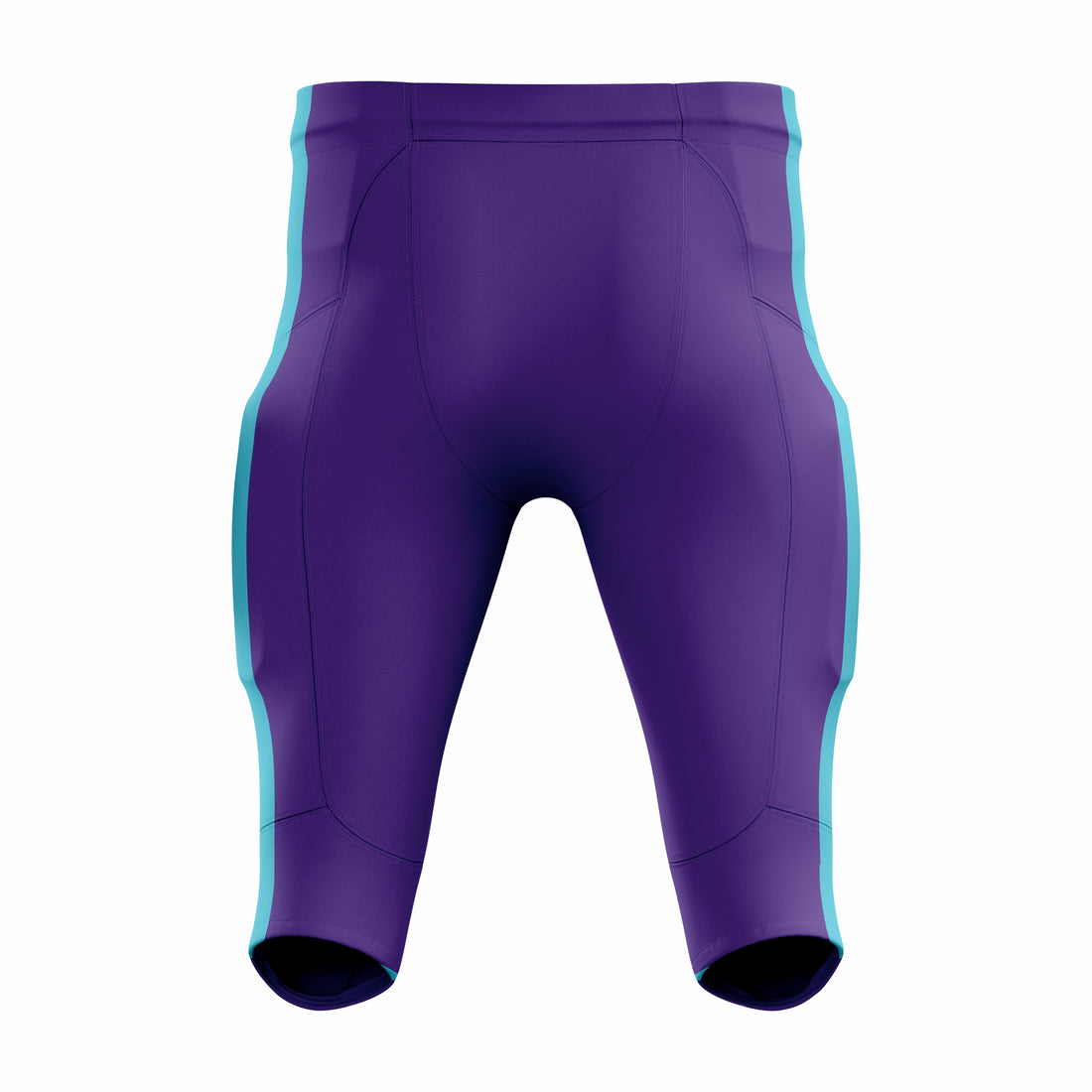 Custom Purple & Cyan American Football Pant
