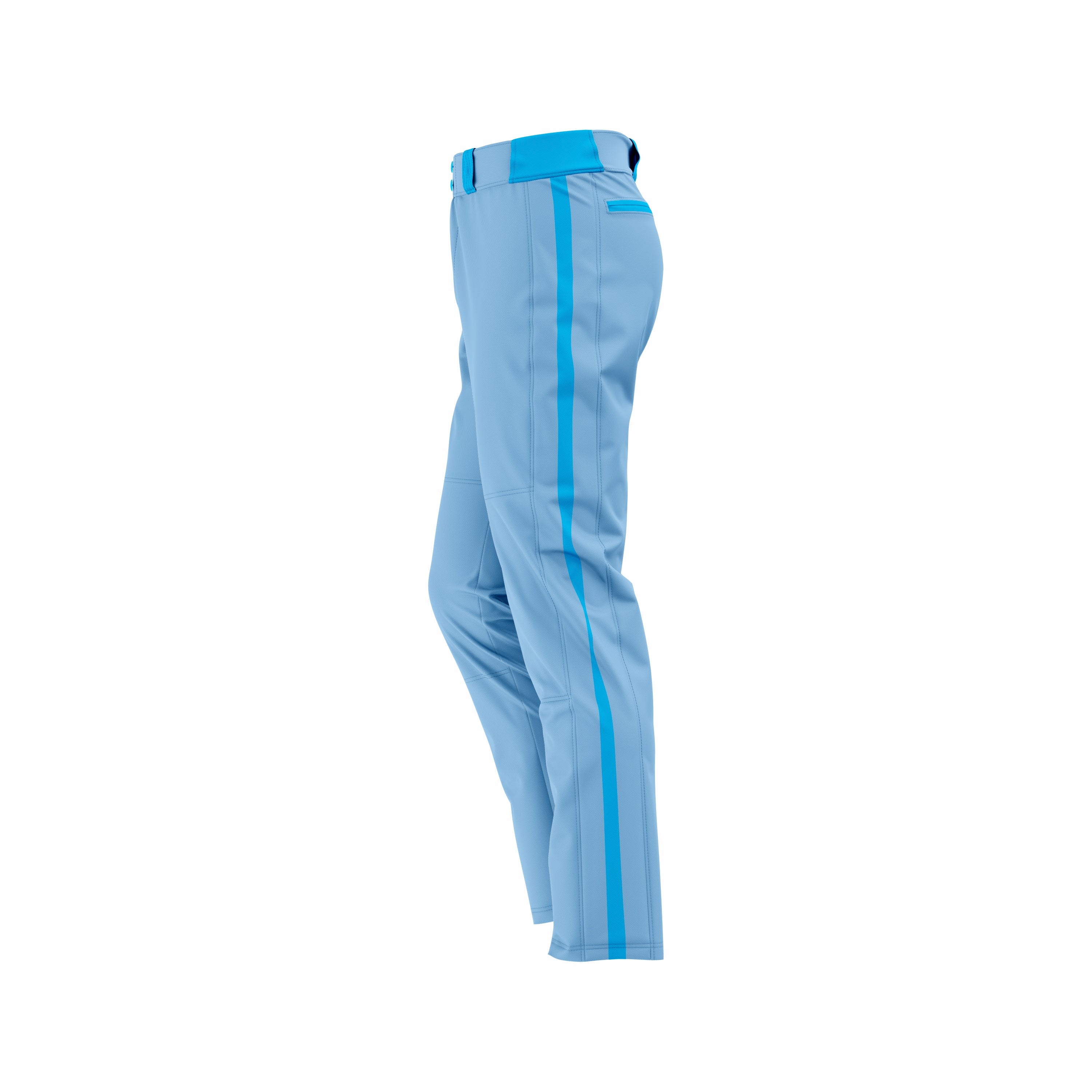 Custom Cyan & Blue softball Pant