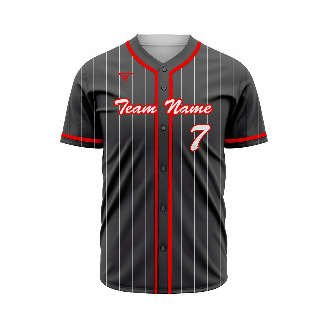 Custom Baseball full Buttons Jersey Sublimated