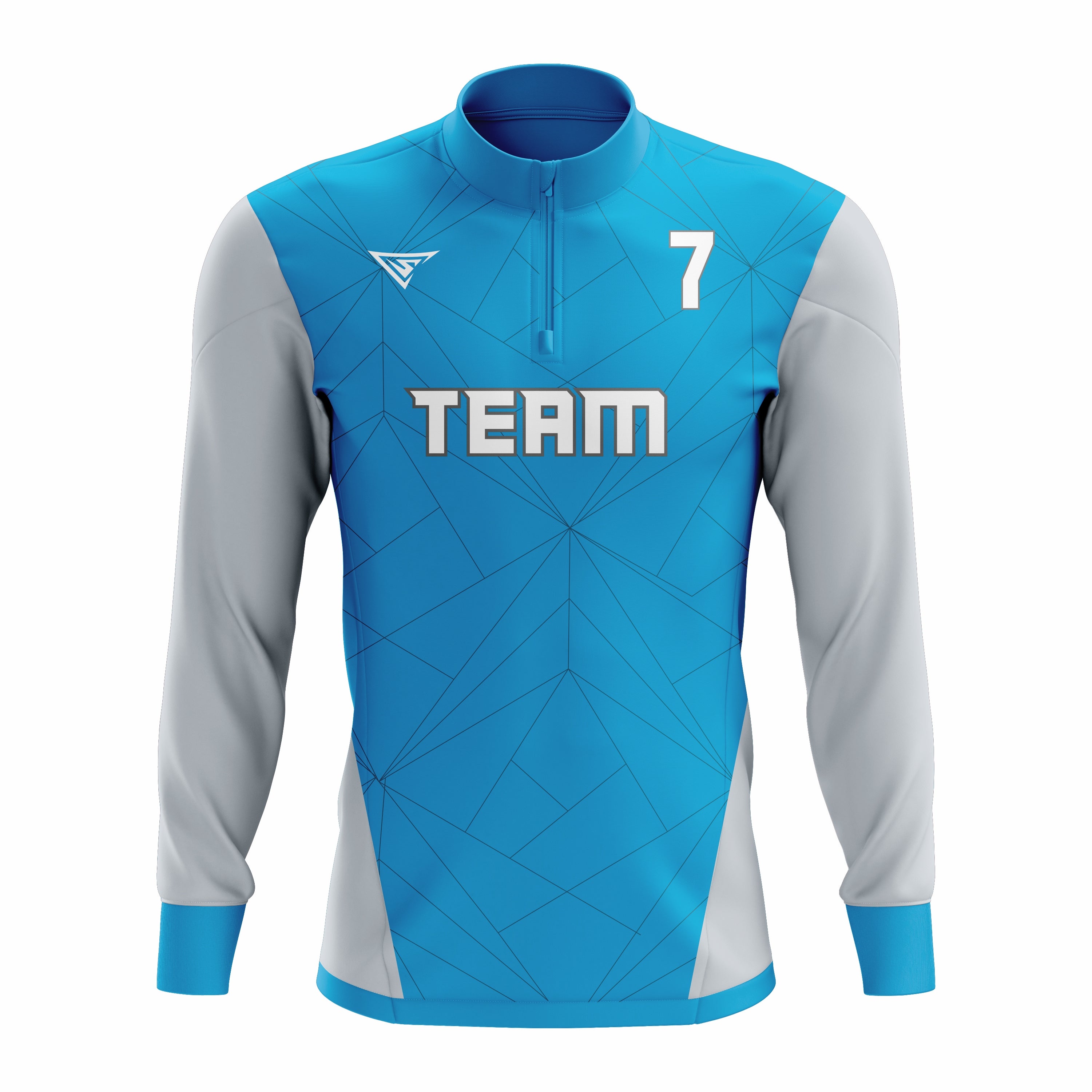 CUSTOM ¼ ZIP LONG SLEEVE CAGE JACKETS
