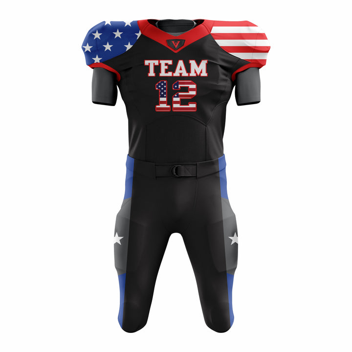 Custom Football Uniform (with Integrated Pads)