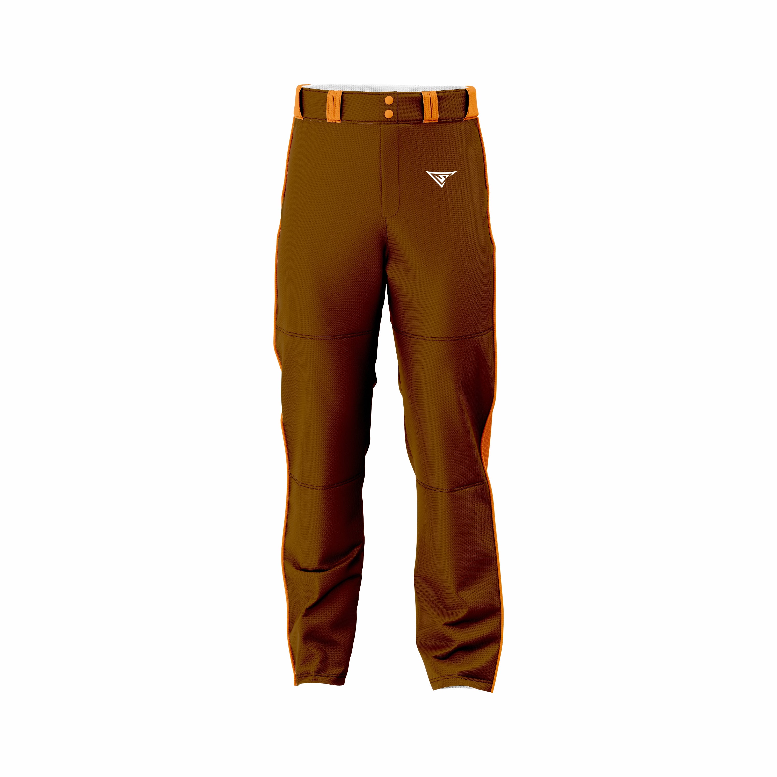 Custom Brown & Orange softball Pant