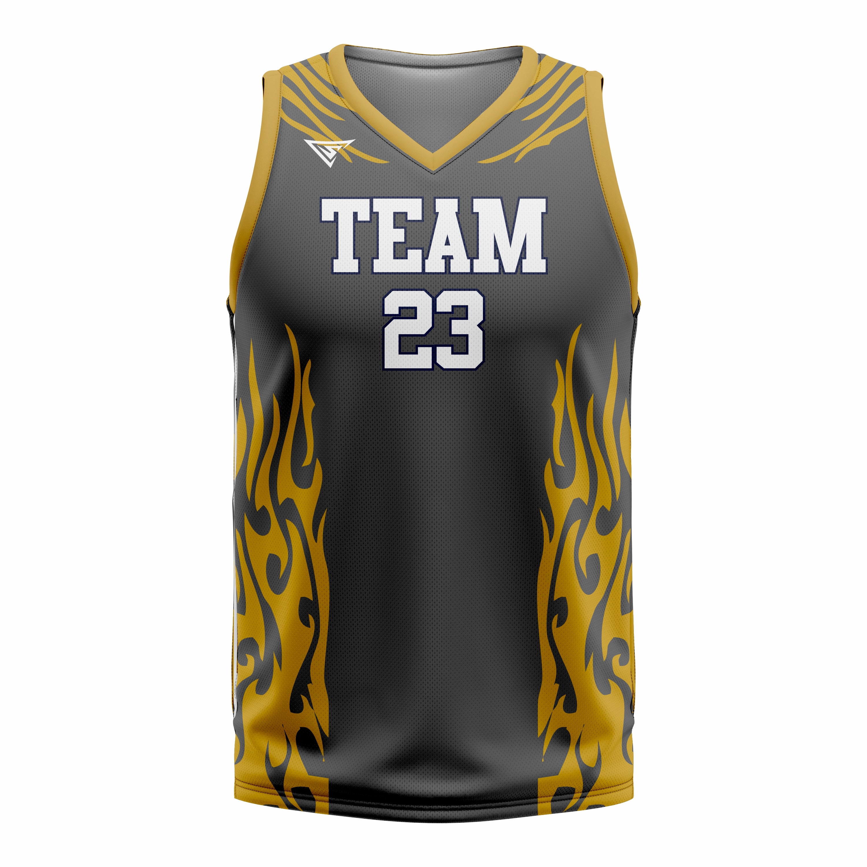 Custom Black Mustard Basketball Jersey | Sports Custom Uniform