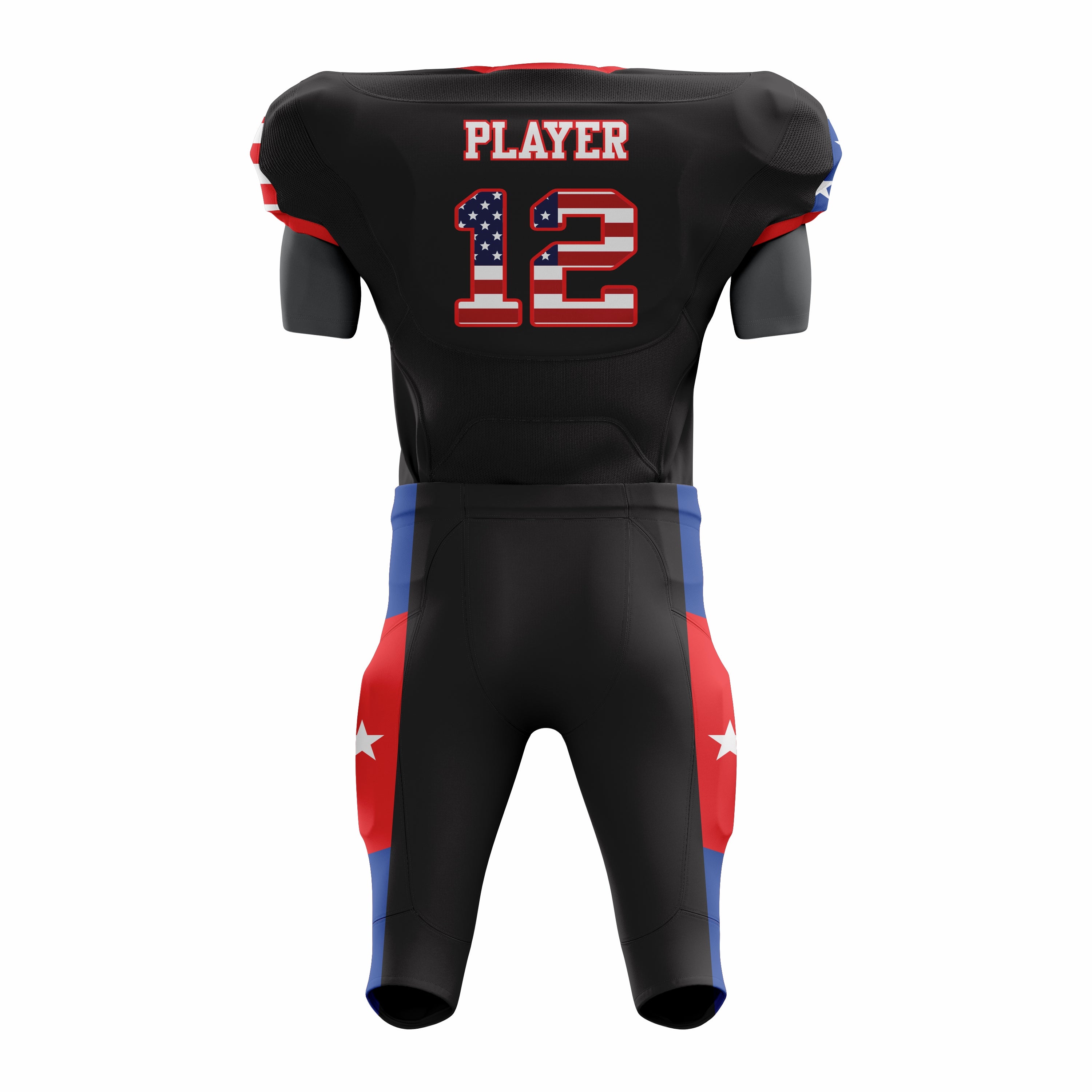 Custom Football Uniform (with Integrated Pads)
