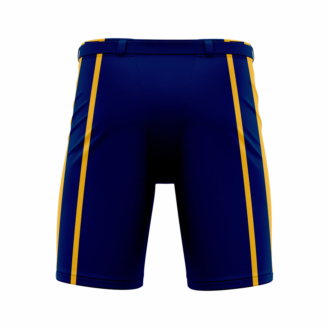Custom Blue Yellow Hockey Shell Short
