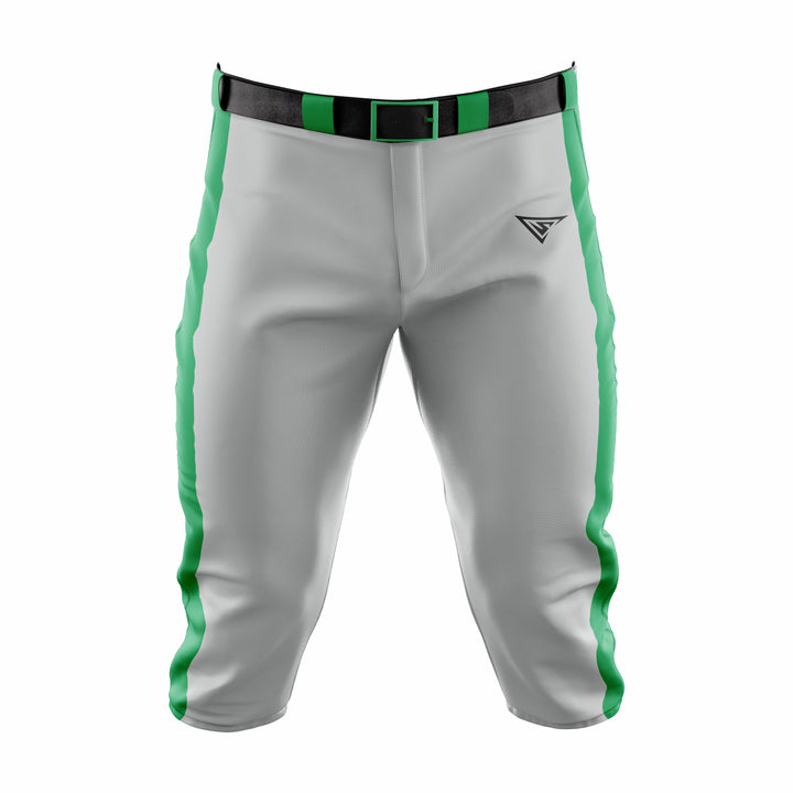 Custom Grey & Green Baseball Knicker Pant