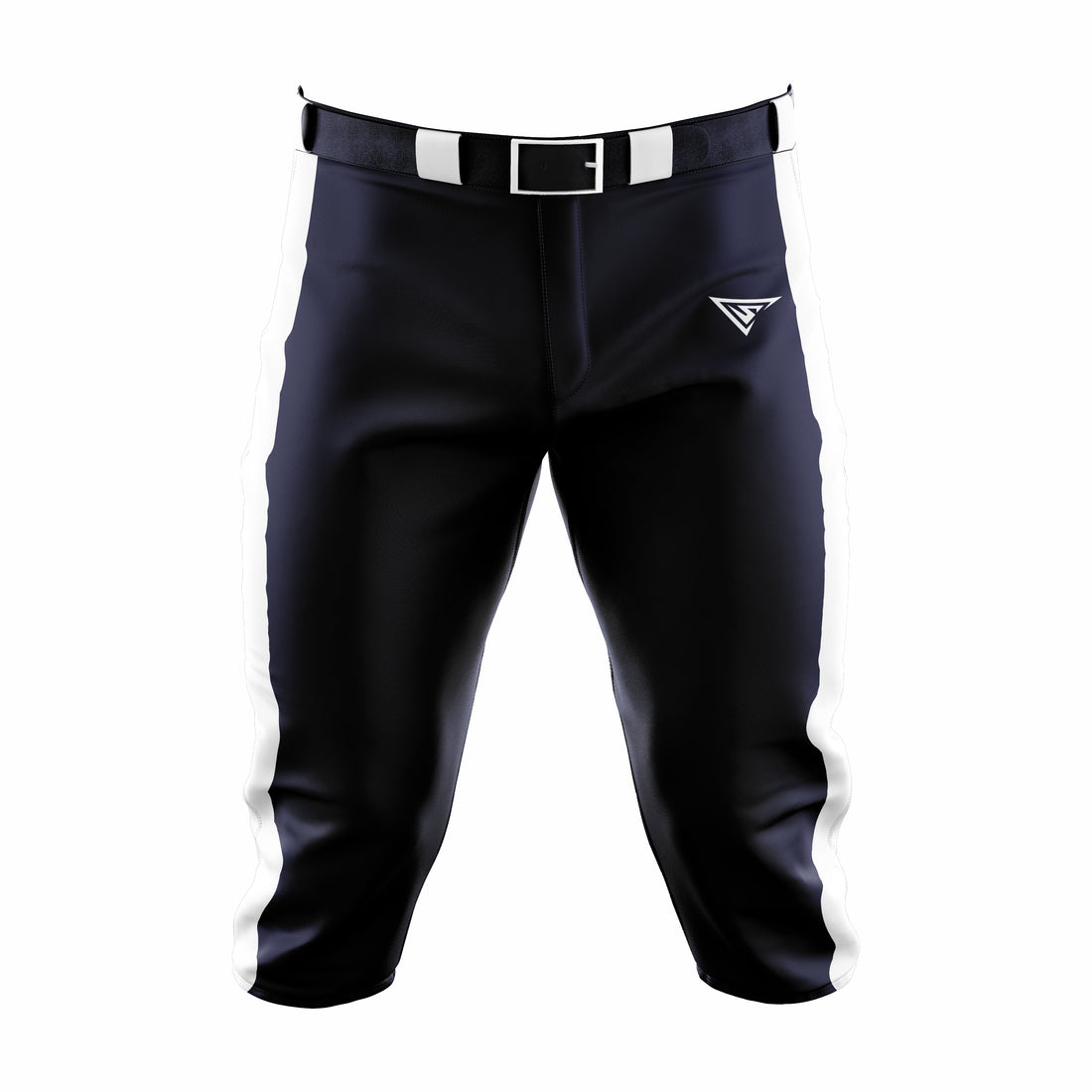 Custom Black & White softball Knicker Pant